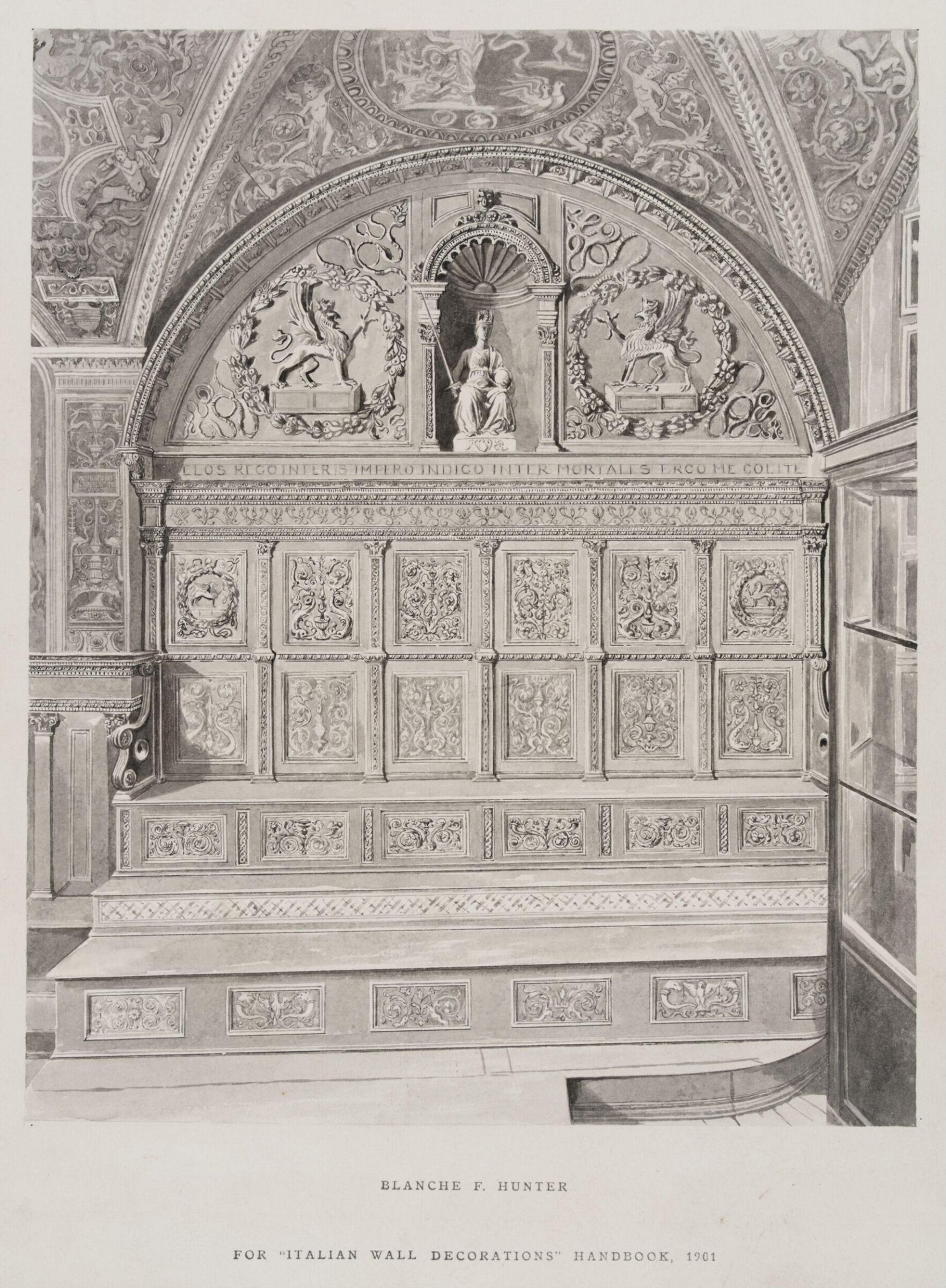 Drawing, Blanche F. Hunter, 1901