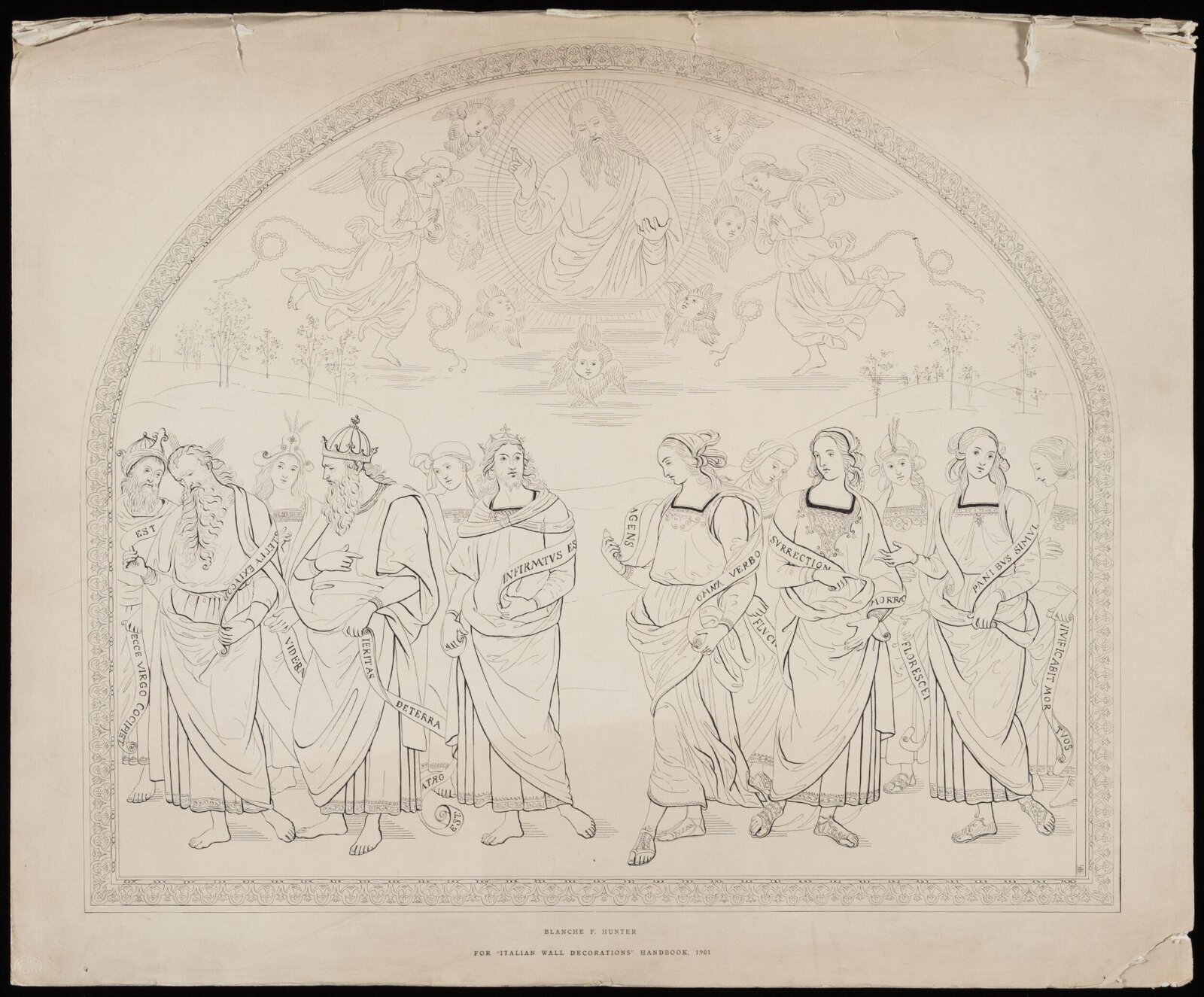 Drawing, Blanche F. Hunter, 1901