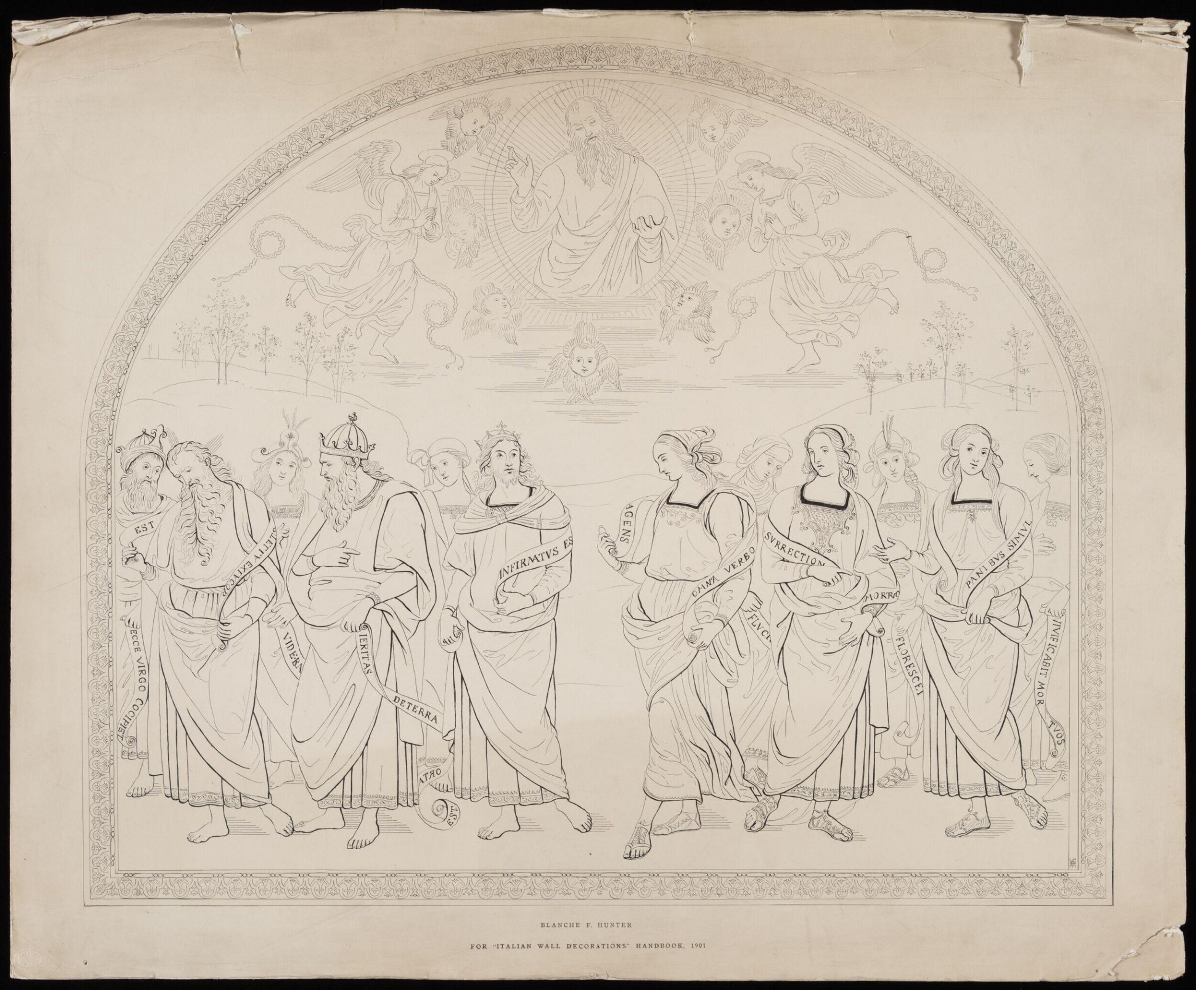 Drawing, Blanche F. Hunter, 1901