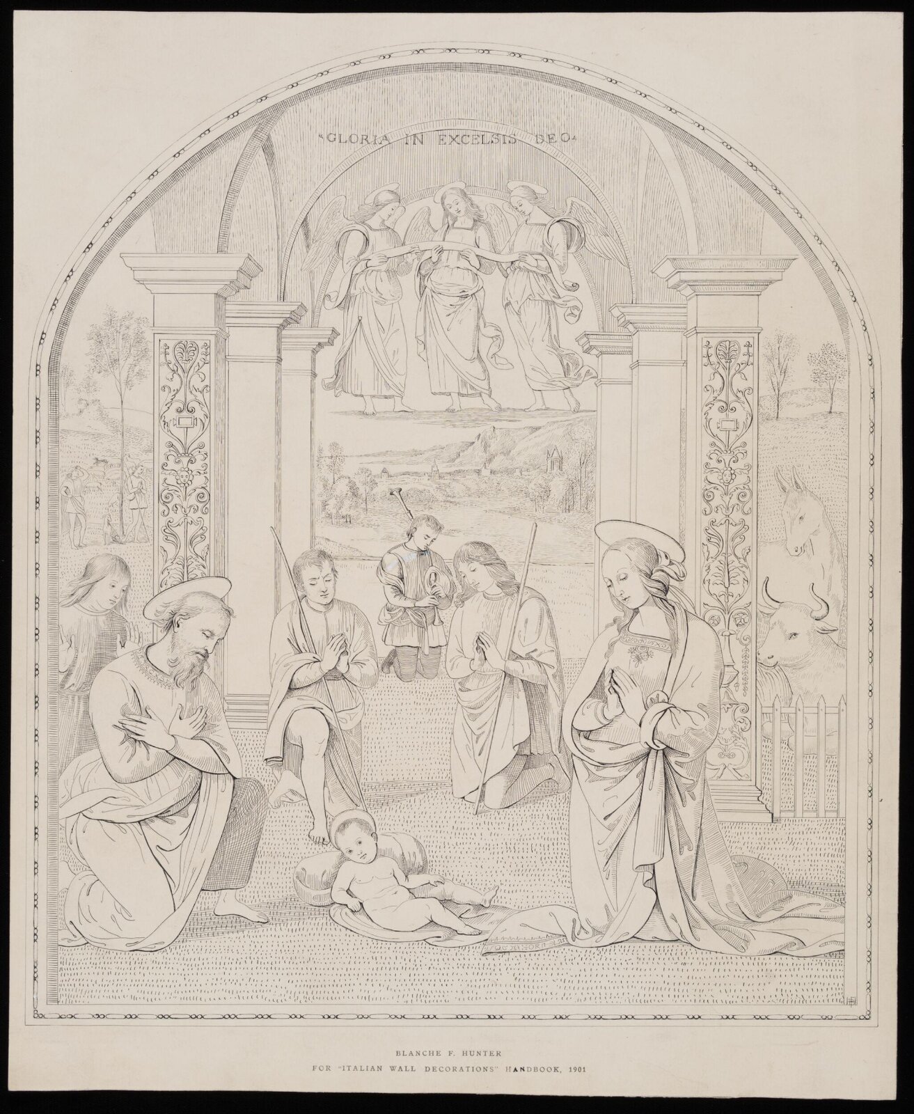 Drawing, Blanche F. Hunter, 1901