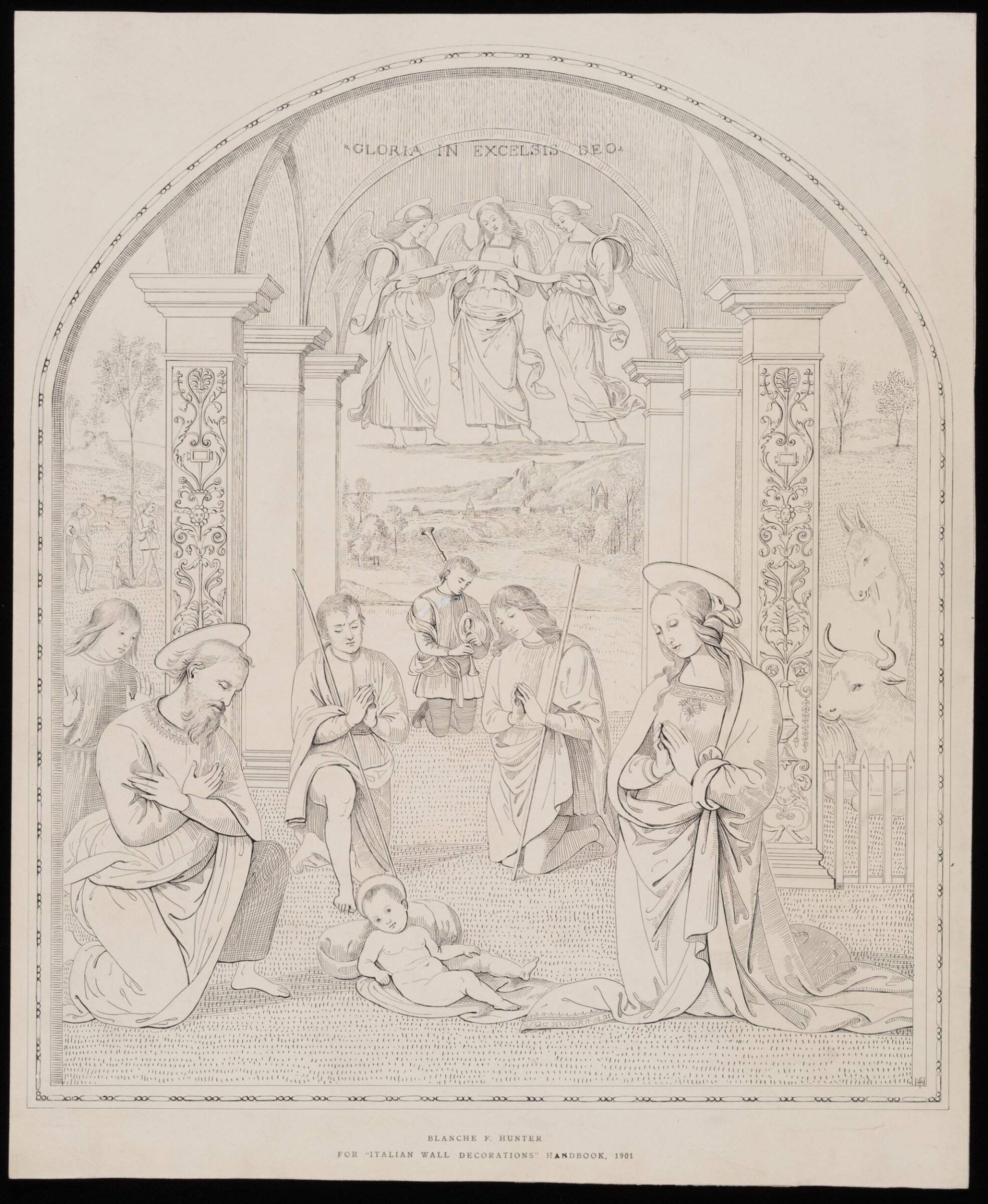 Drawing, Blanche F. Hunter, 1901