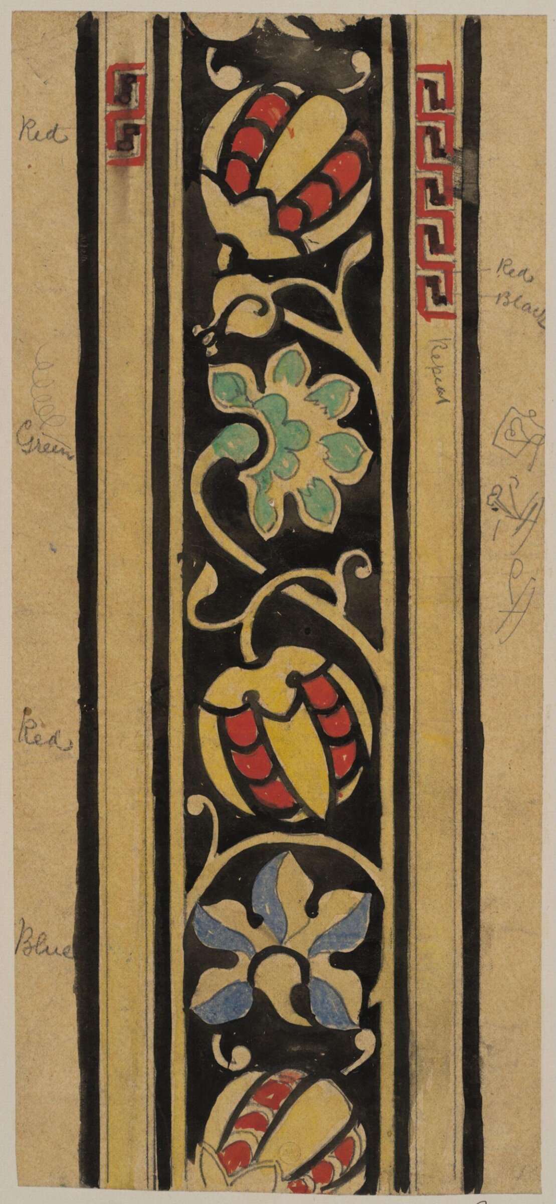 Drawing, Bruce James Talbert, circa 1870s