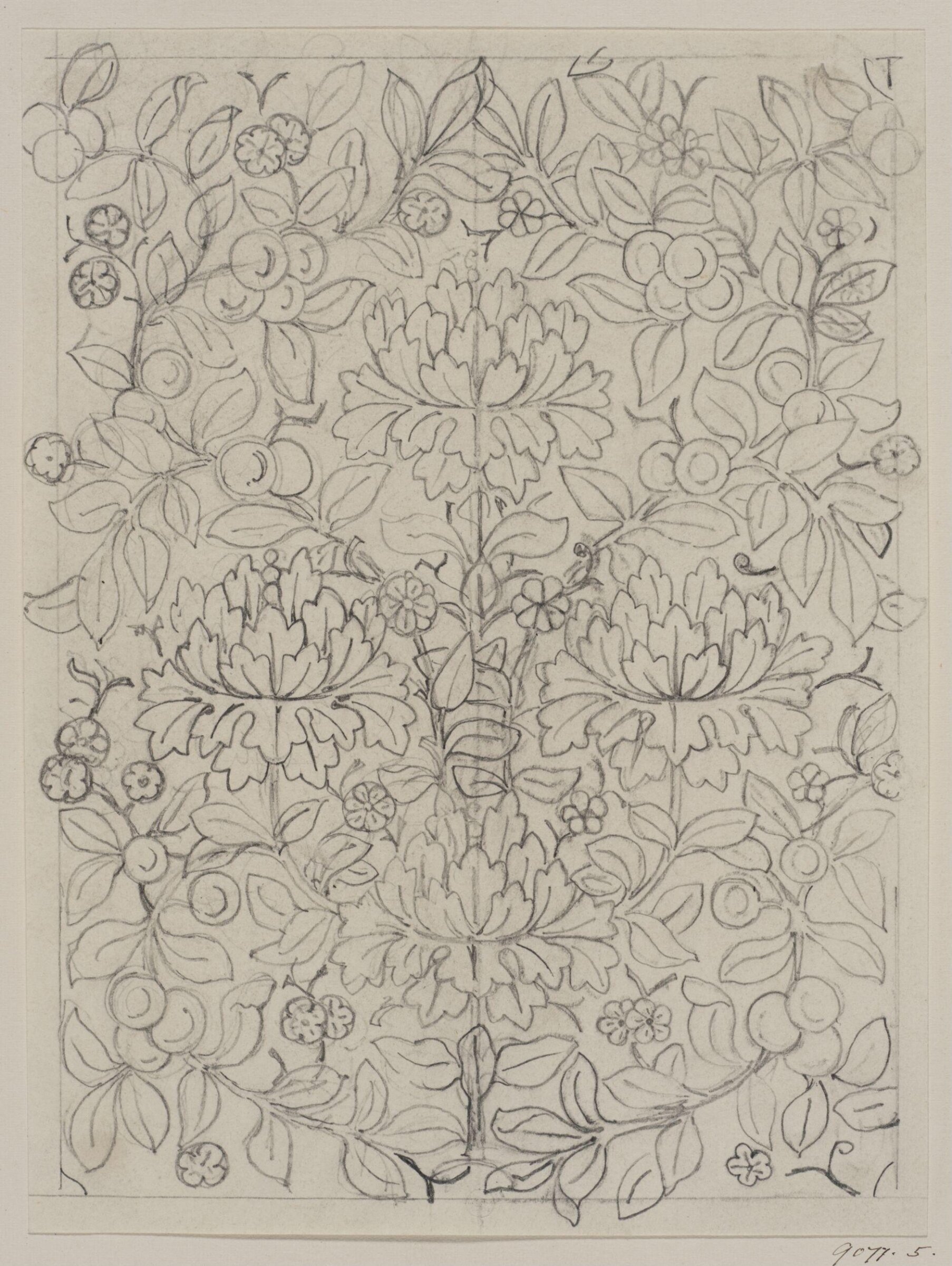 Drawing, Bruce James Talbert, circa 1870s