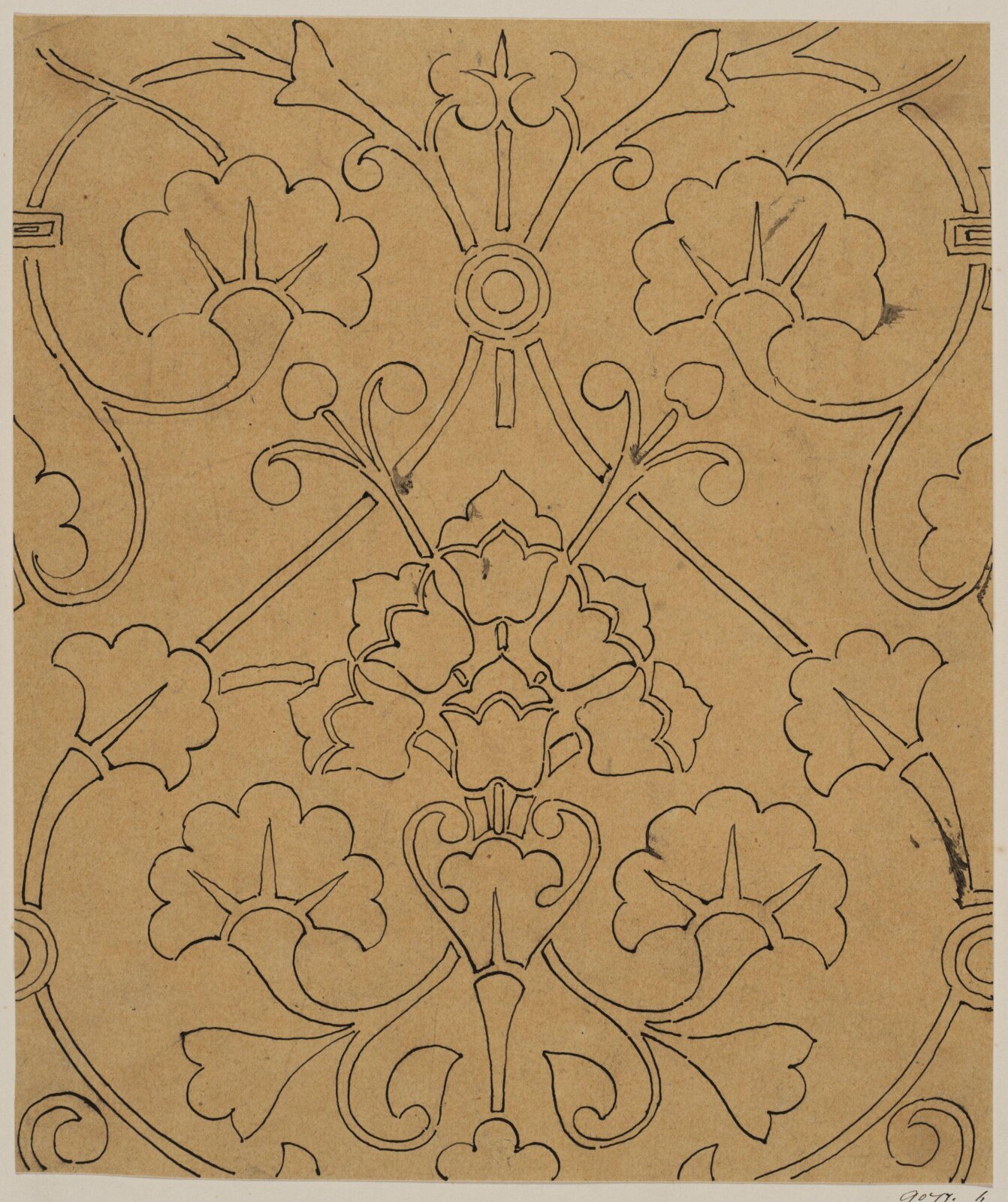 Drawing, Bruce James Talbert, circa 1870s