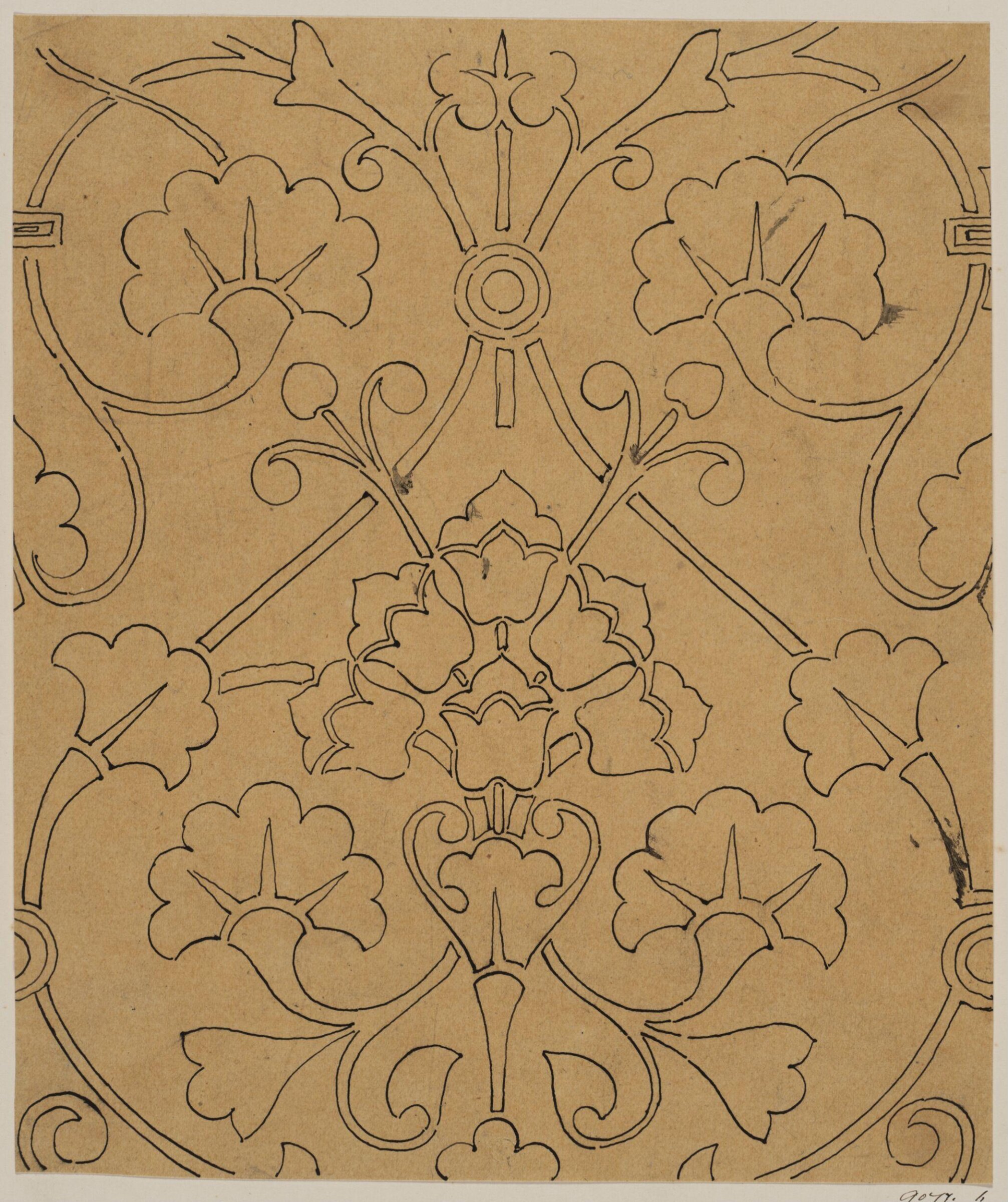 Drawing, Bruce James Talbert, circa 1870s