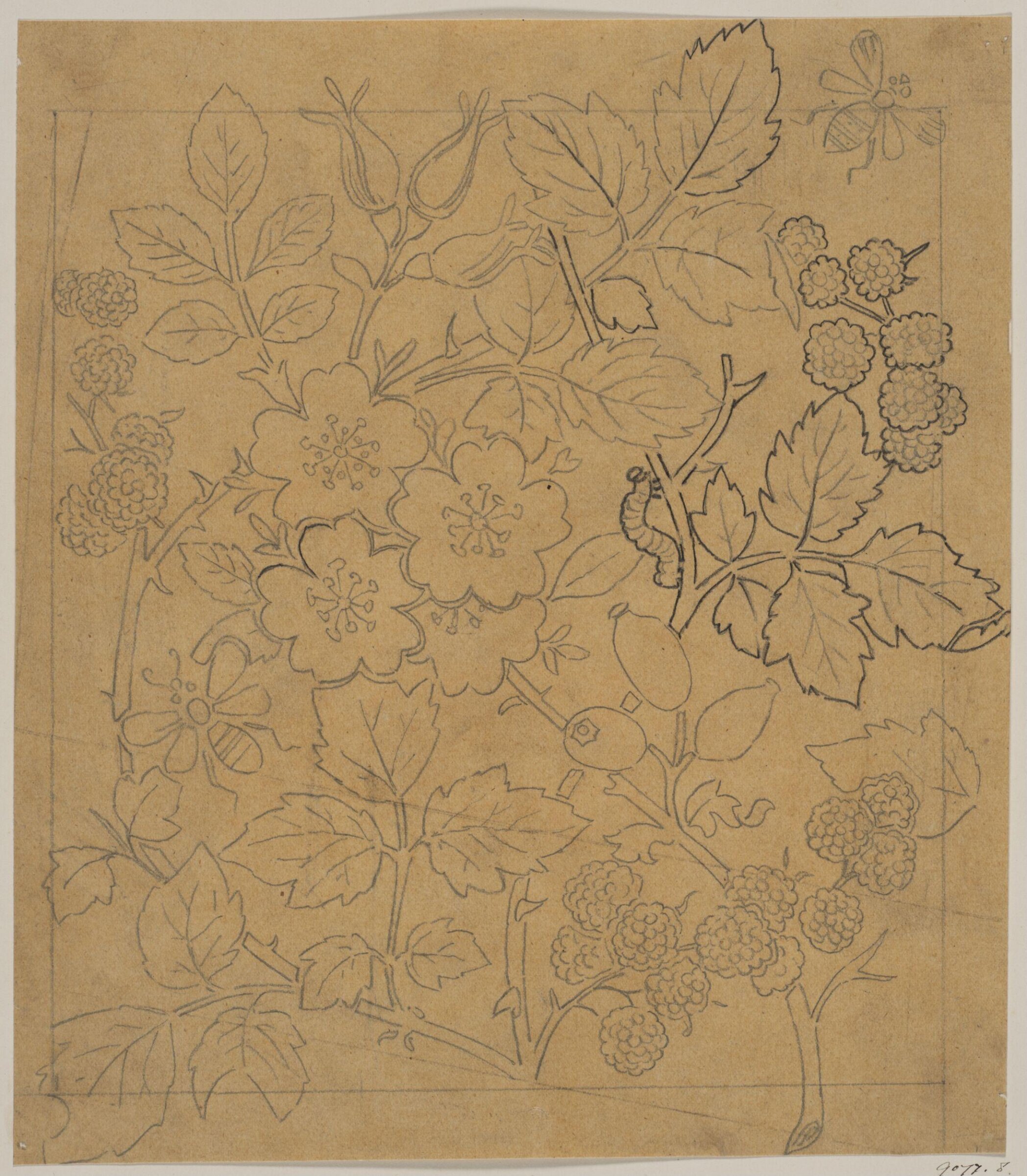 Drawing, Bruce James Talbert, circa 1870s