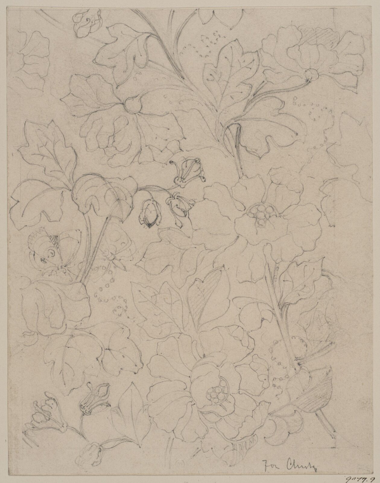 Drawing, Bruce James Talbert, circa 1870s