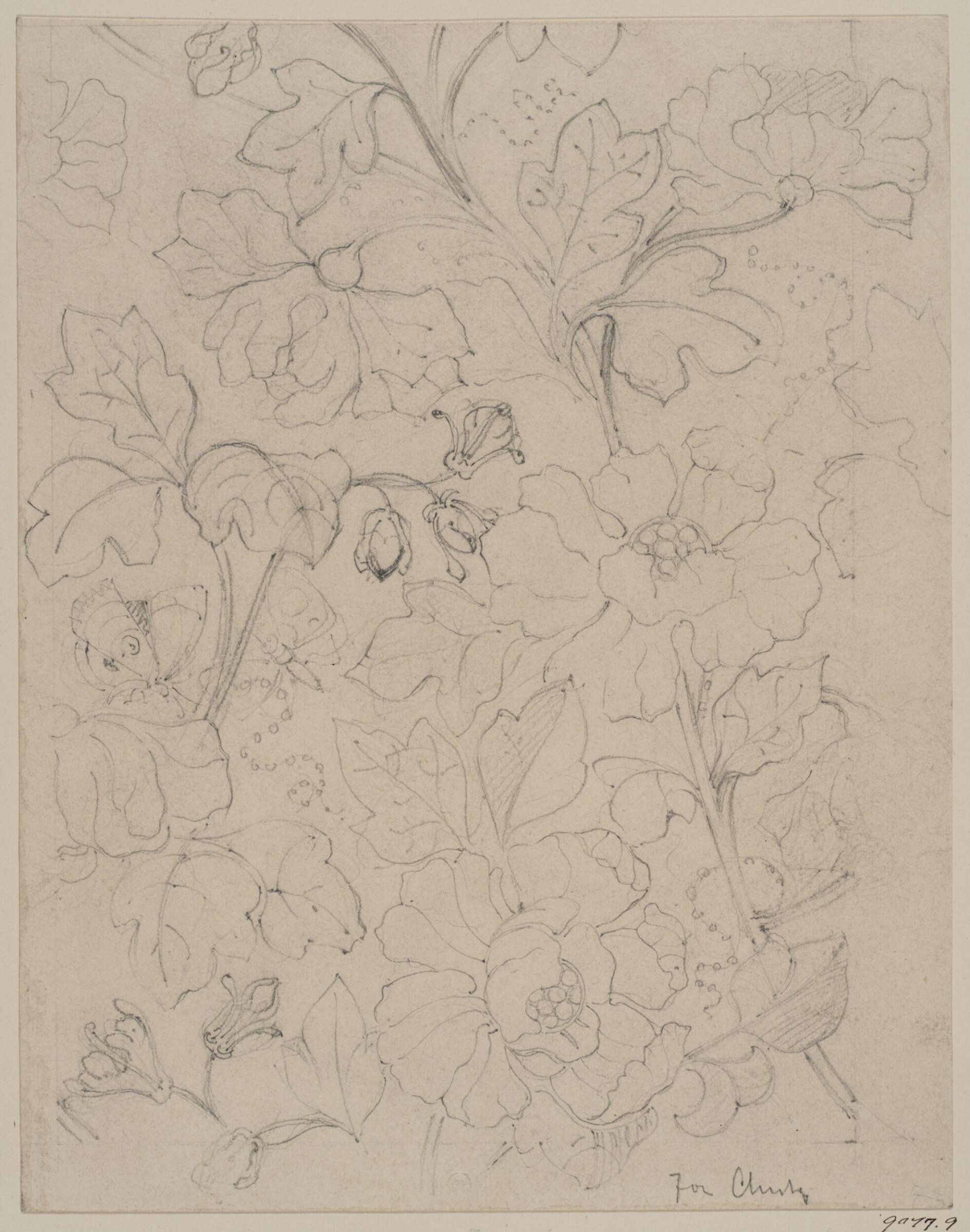 Drawing, Bruce James Talbert, circa 1870s