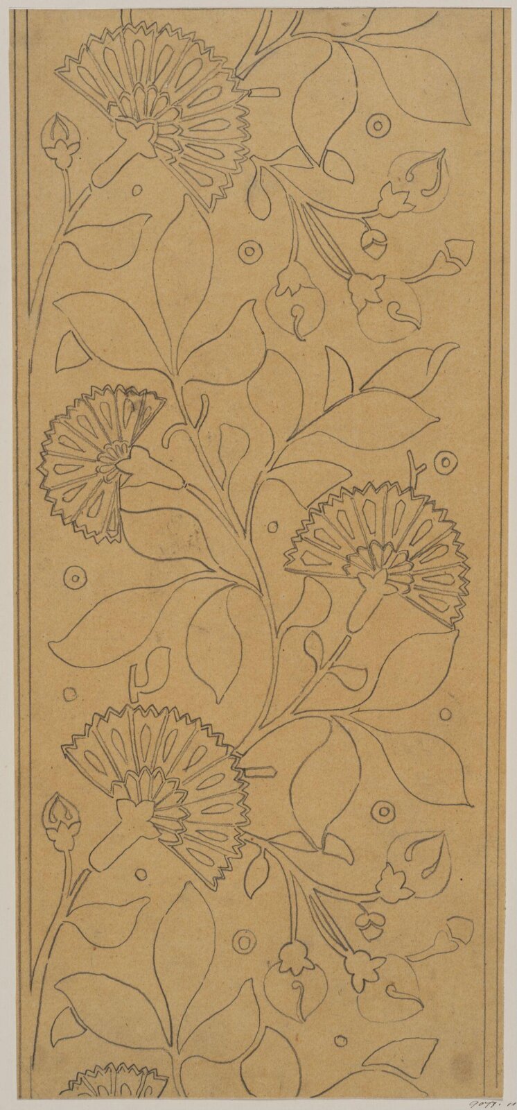 Drawing, Bruce James Talbert, circa 1870s