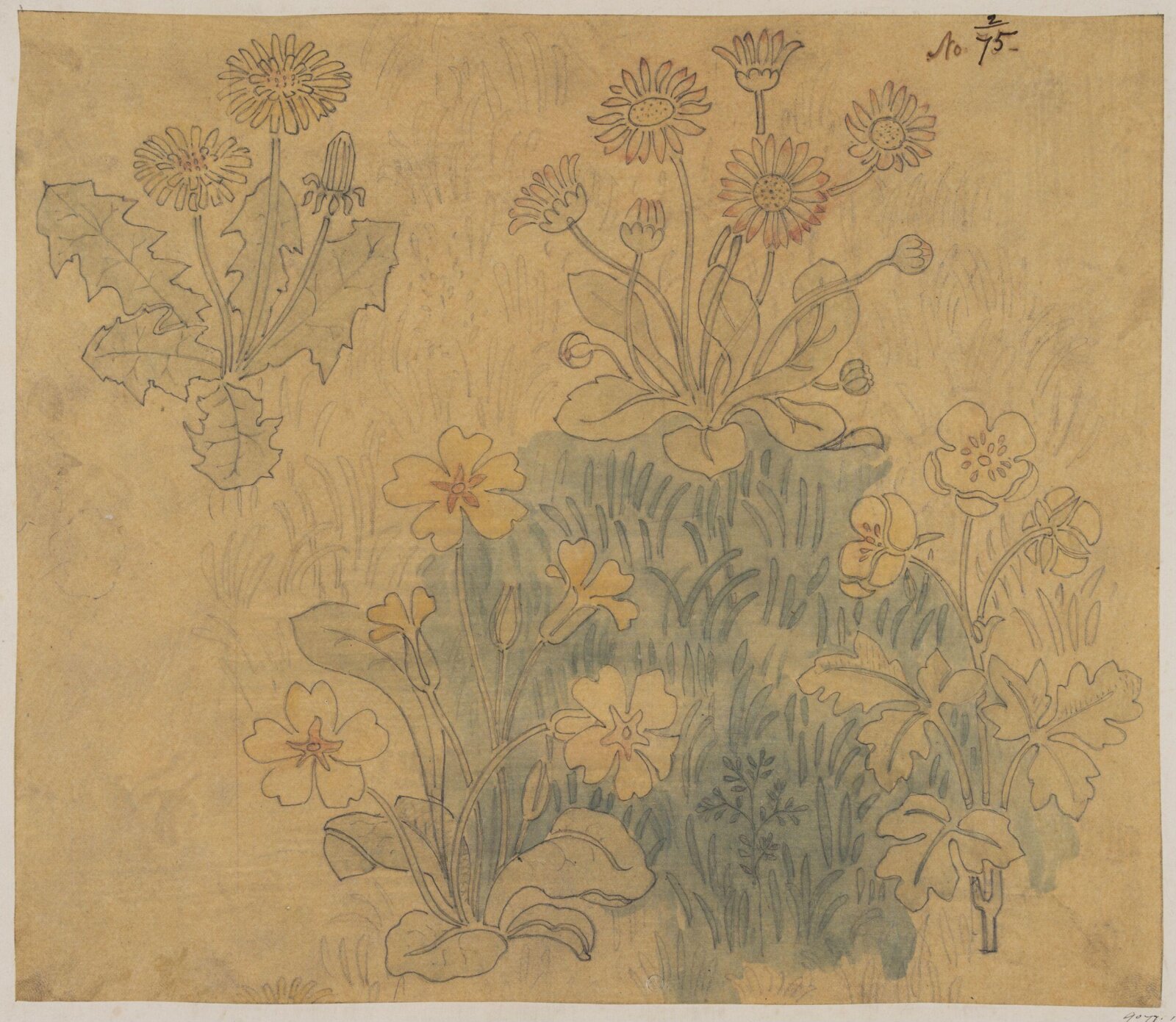 Drawing, Bruce James Talbert, circa 1870s