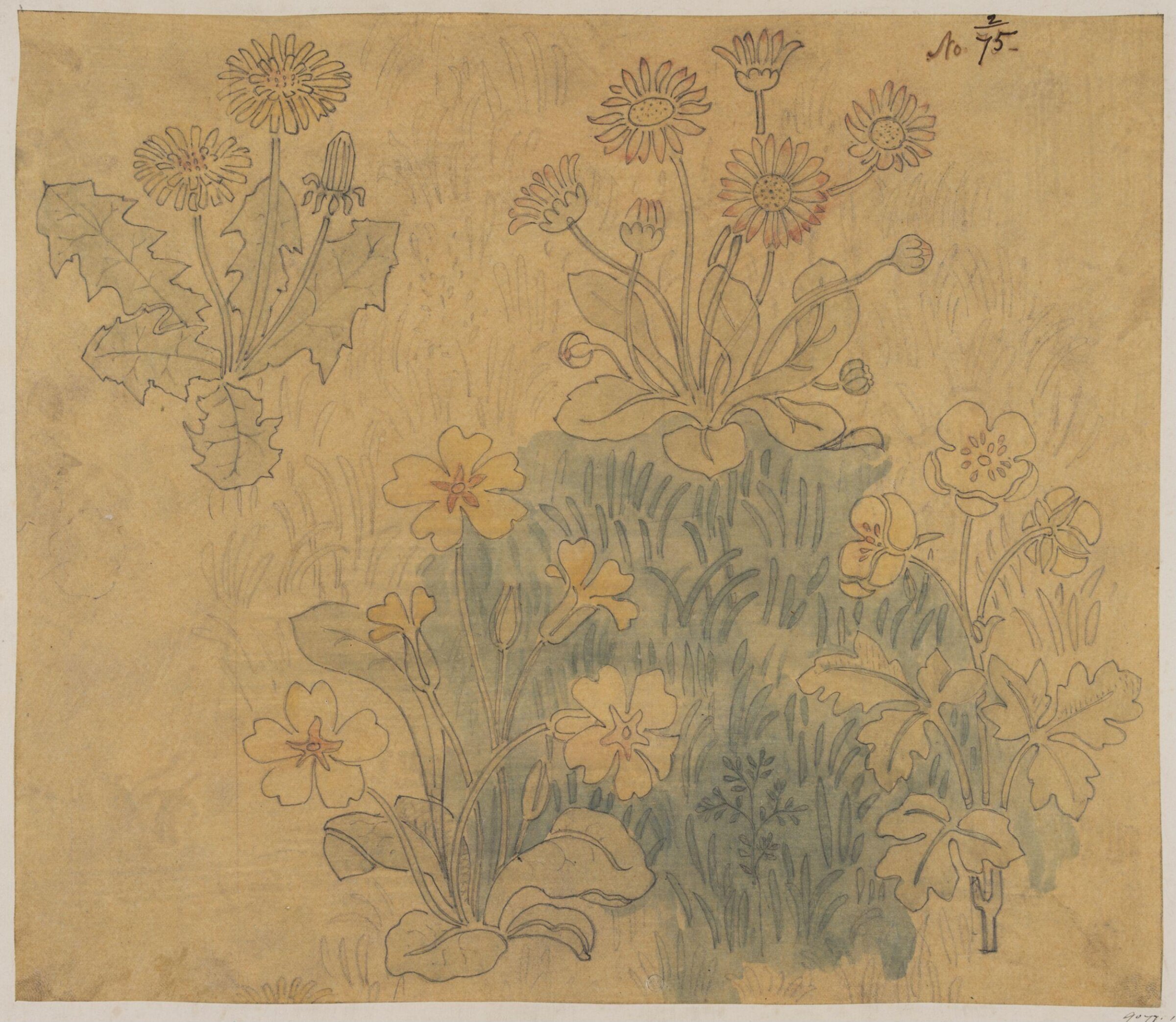 Drawing, Bruce James Talbert, circa 1870s