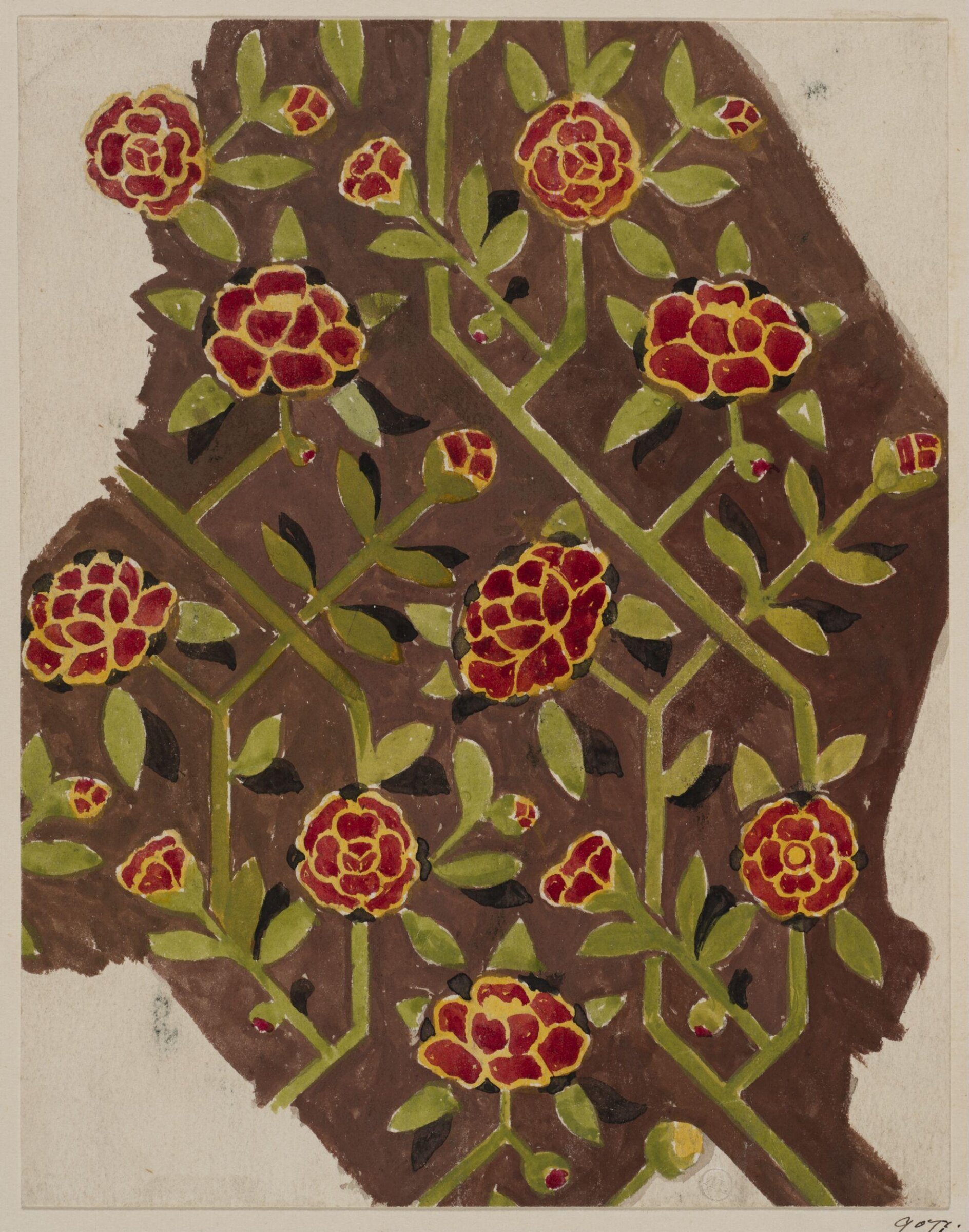 Drawing, Bruce James Talbert, circa 1870s