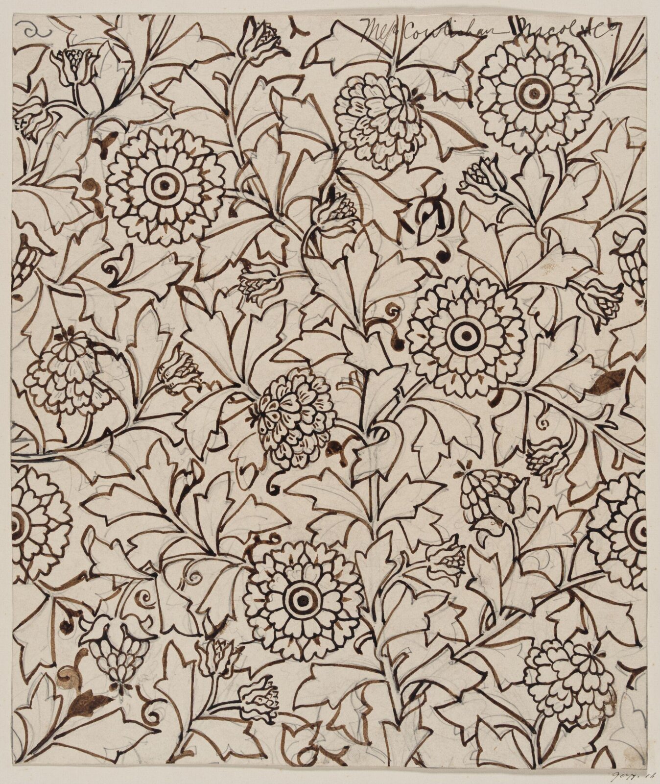 Drawing, Bruce James Talbert, circa 1870s