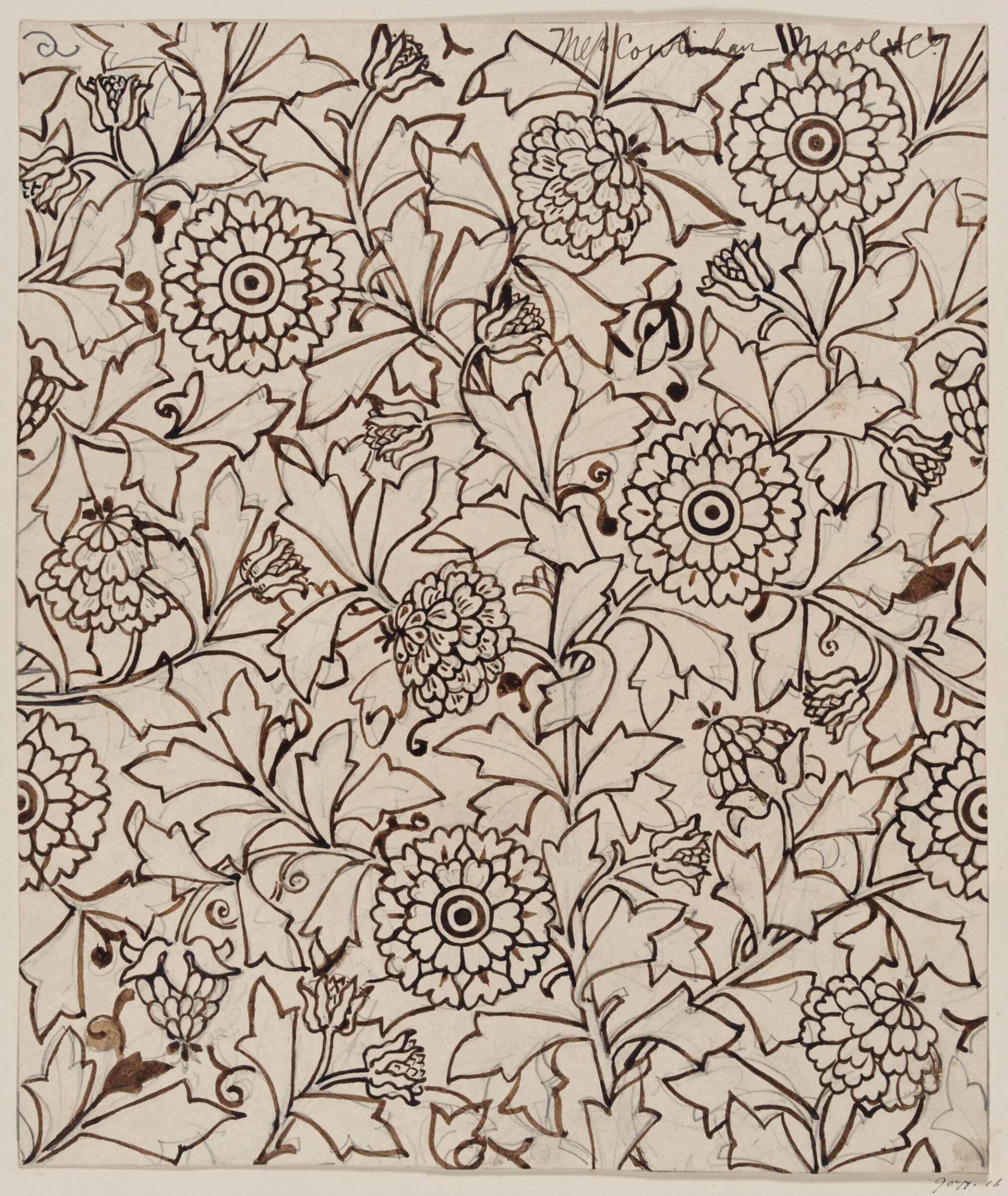 Drawing, Bruce James Talbert, circa 1870s