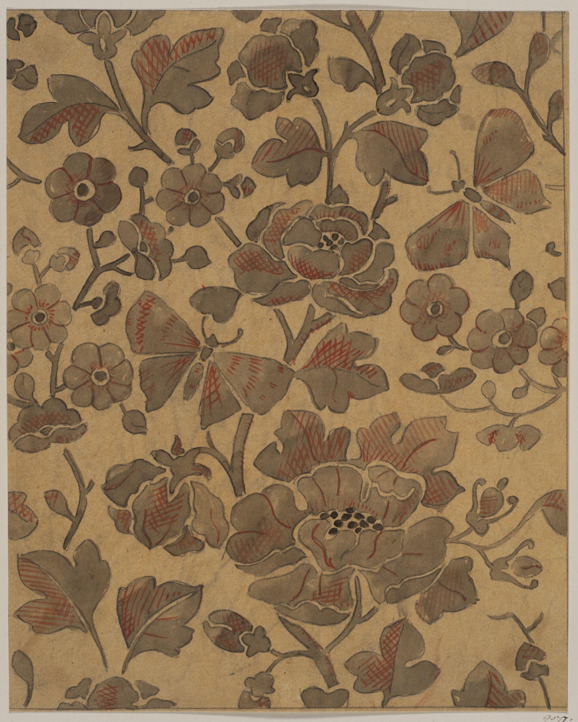 Drawing, Bruce James Talbert, circa 1870s