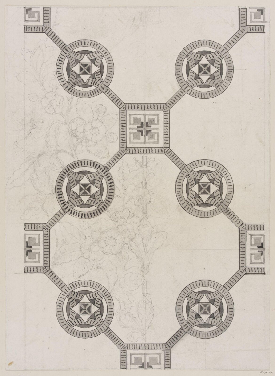 Drawing, Bruce James Talbert, circa 1870s