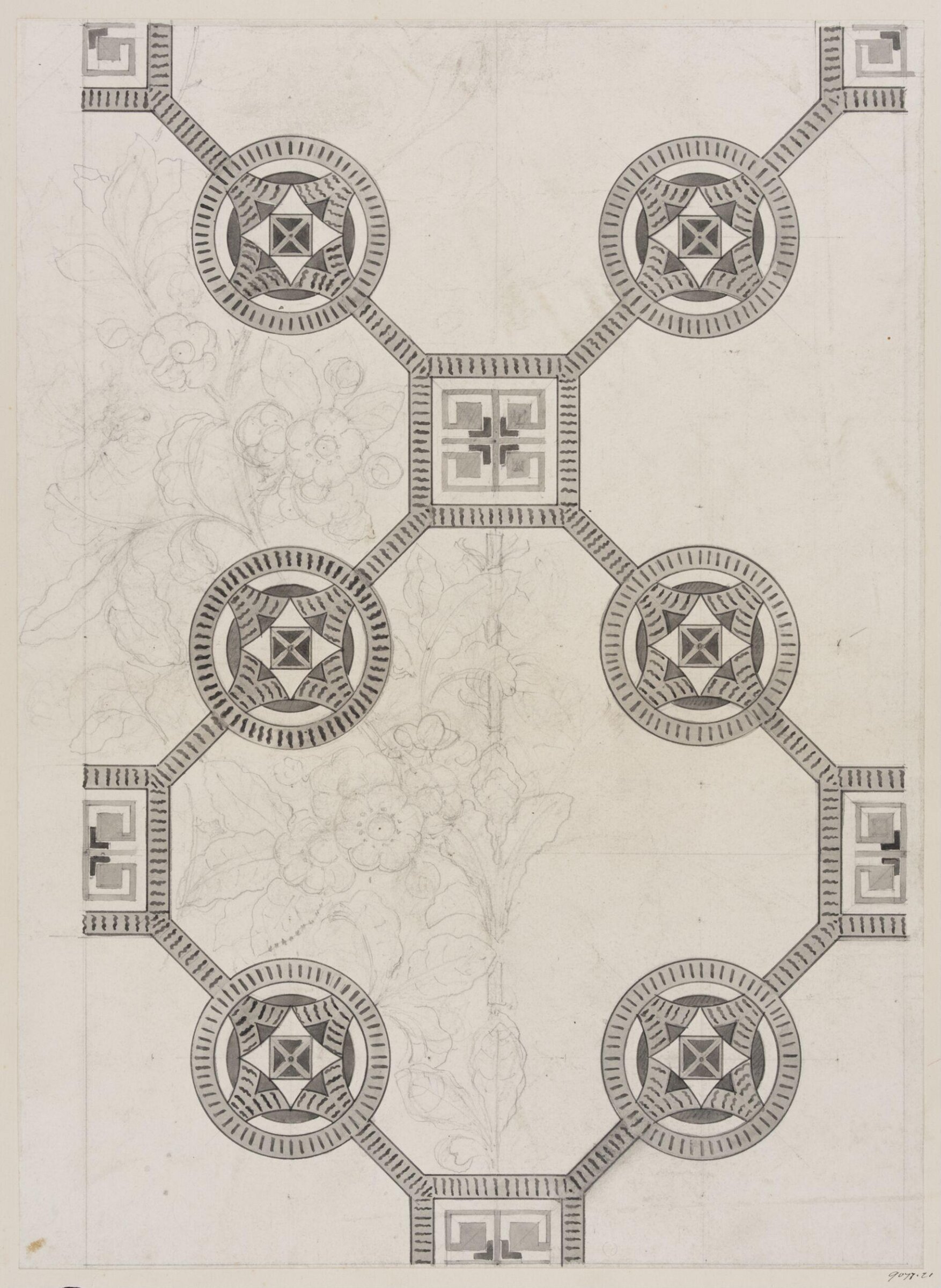 Drawing, Bruce James Talbert, circa 1870s