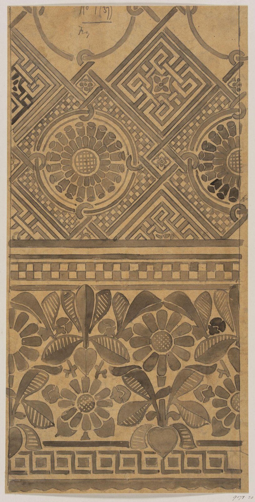 Drawing, Bruce James Talbert, circa 1870s