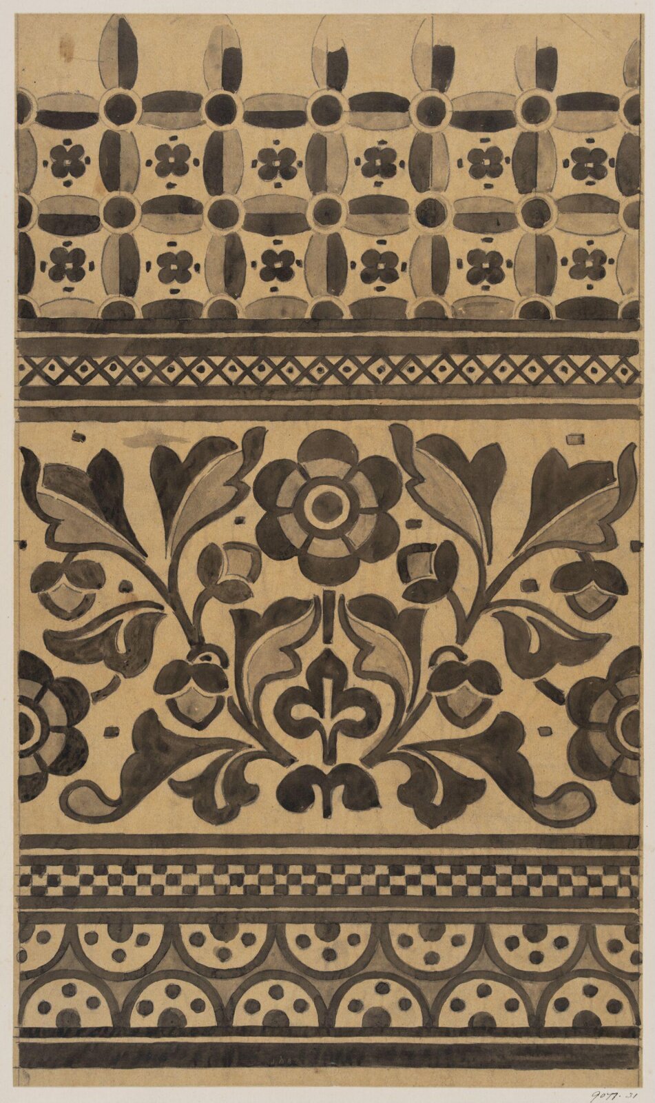 Drawing, Bruce James Talbert, circa 1870s