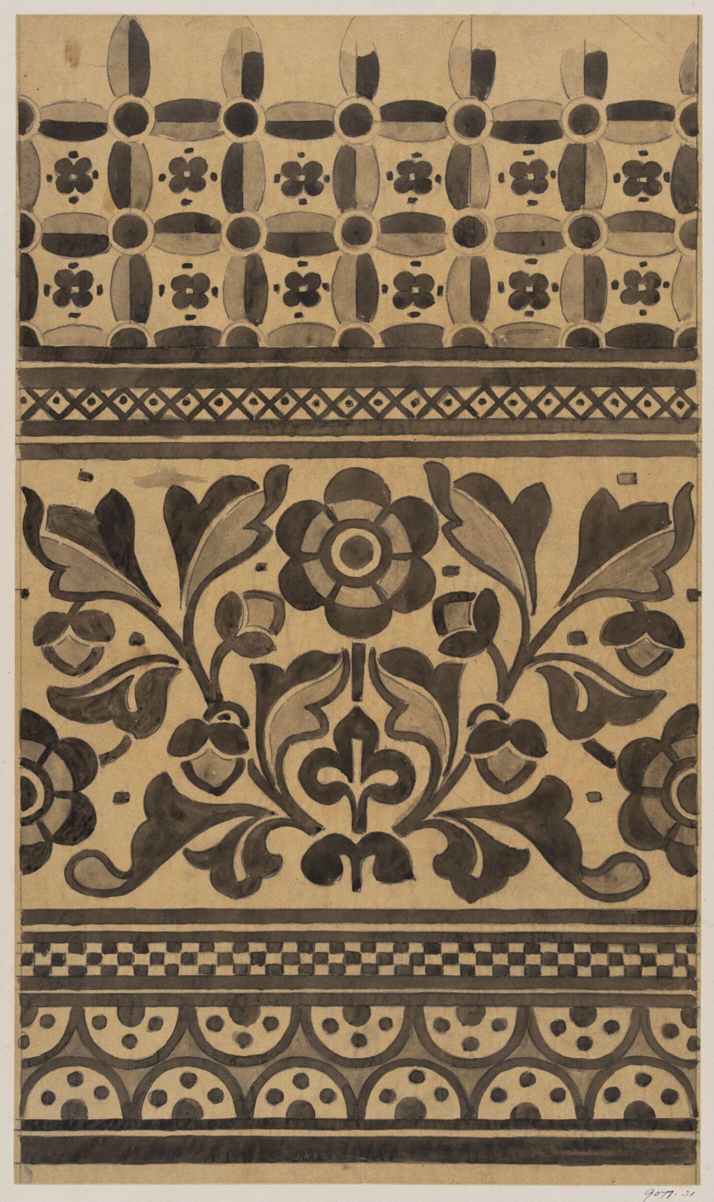 Drawing, Bruce James Talbert, circa 1870s
