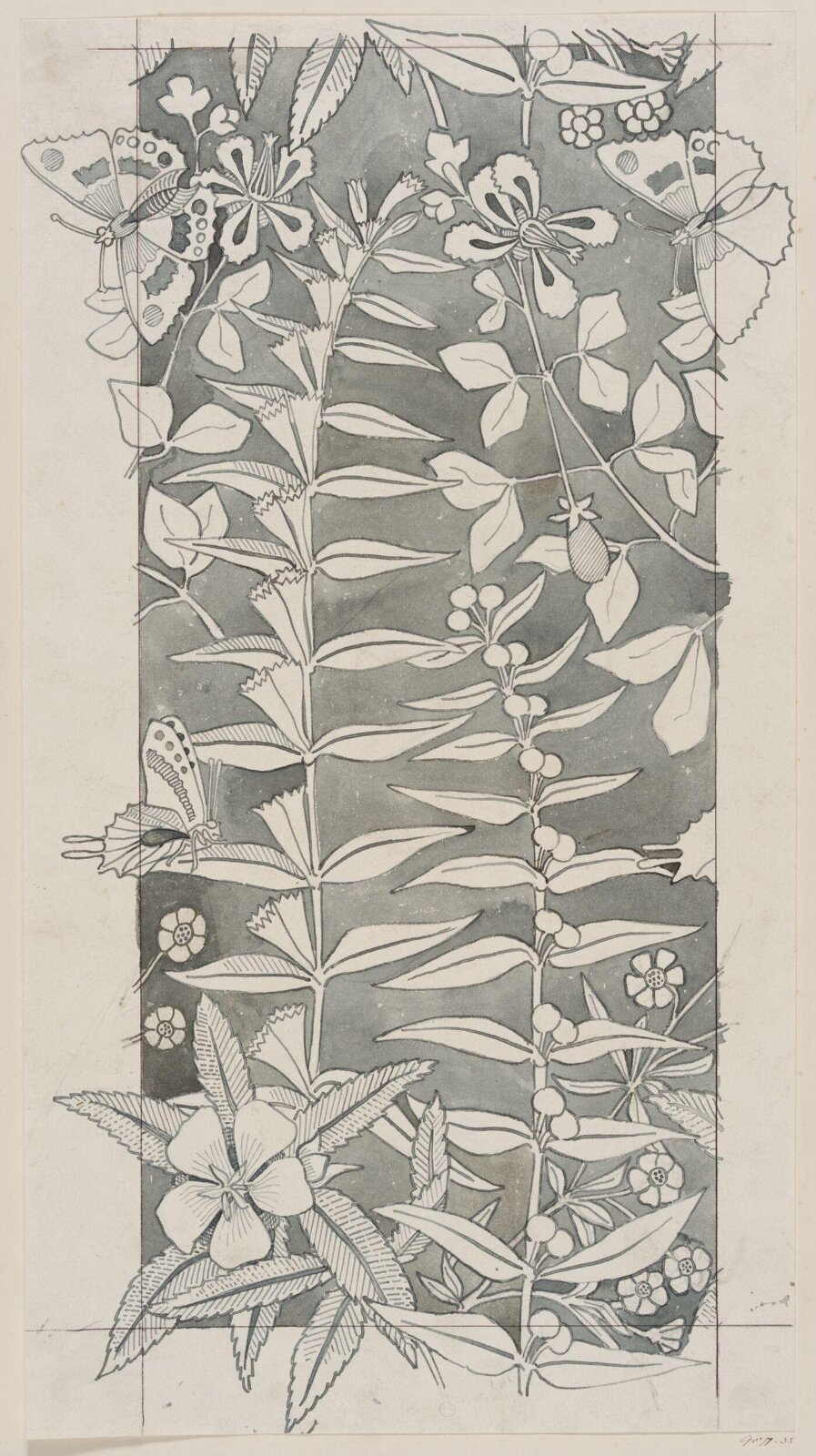 Drawing, Bruce James Talbert, circa 1870s