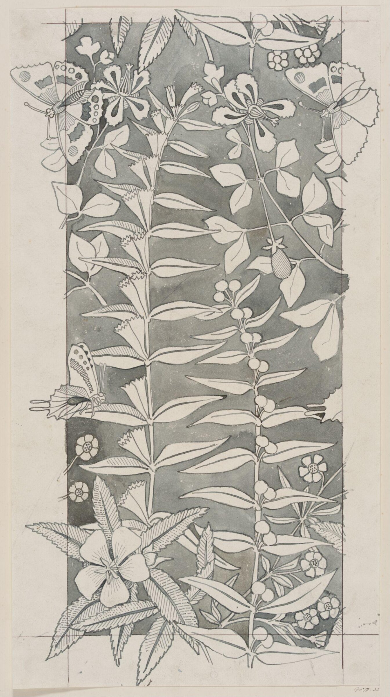 Drawing, Bruce James Talbert, circa 1870s