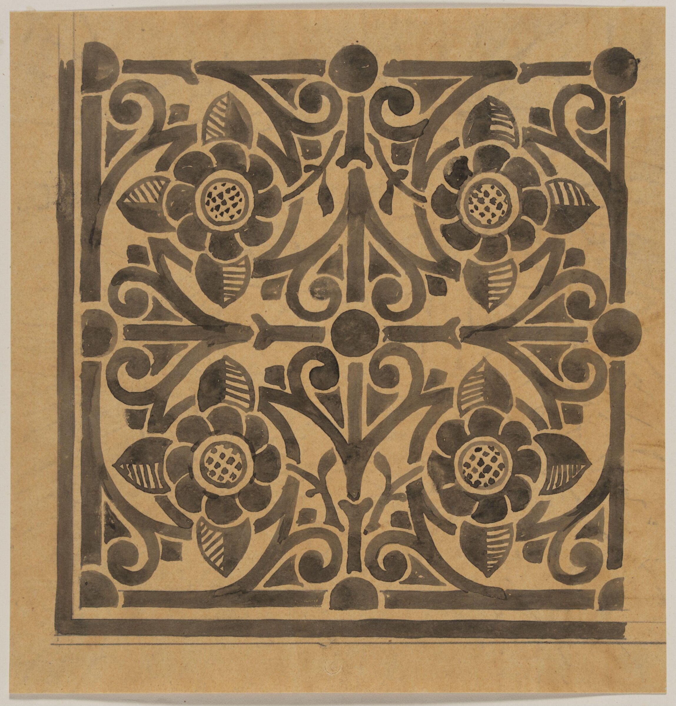 Drawing, Bruce James Talbert, circa 1870s