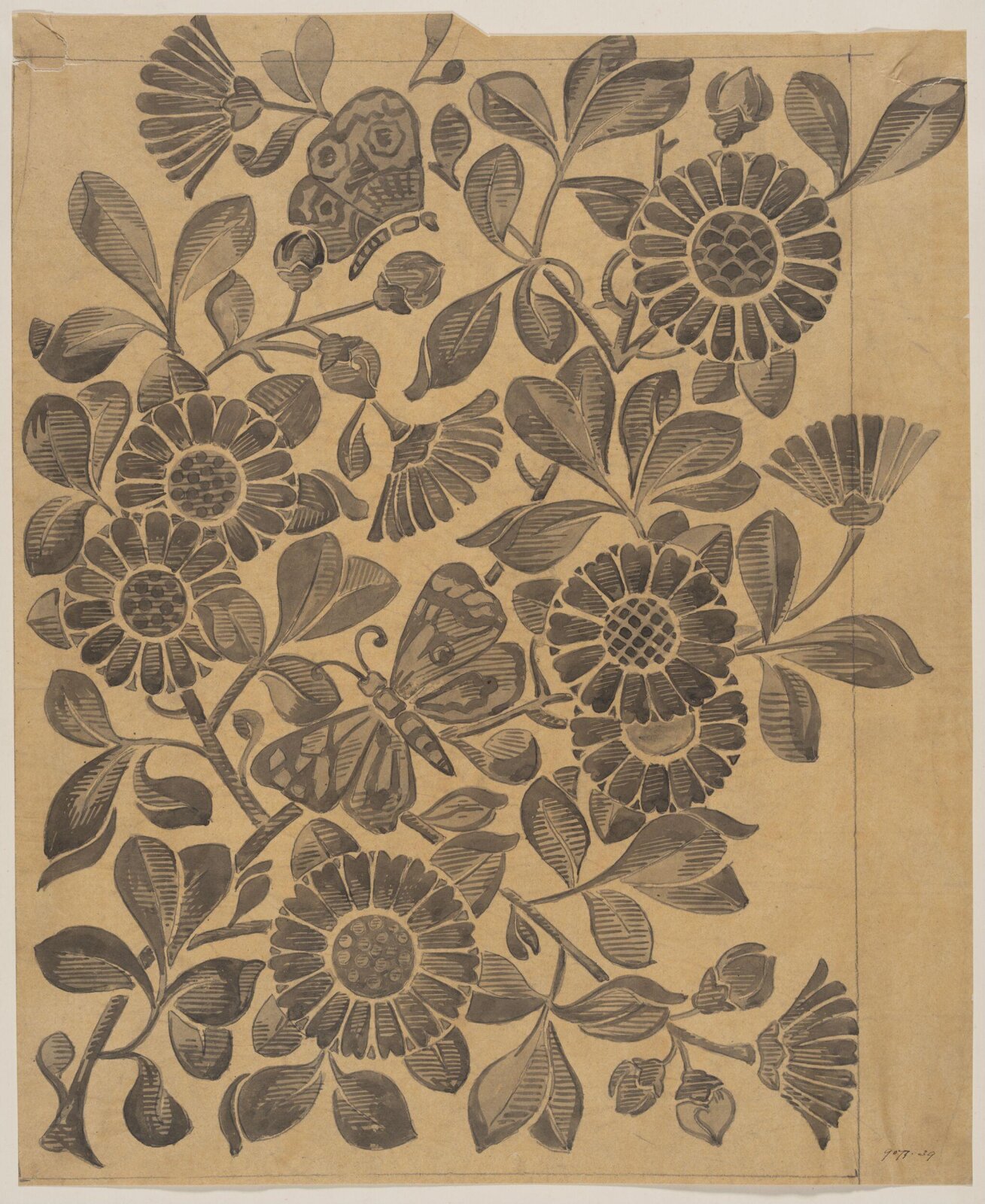 Drawing, Bruce James Talbert, circa 1870s