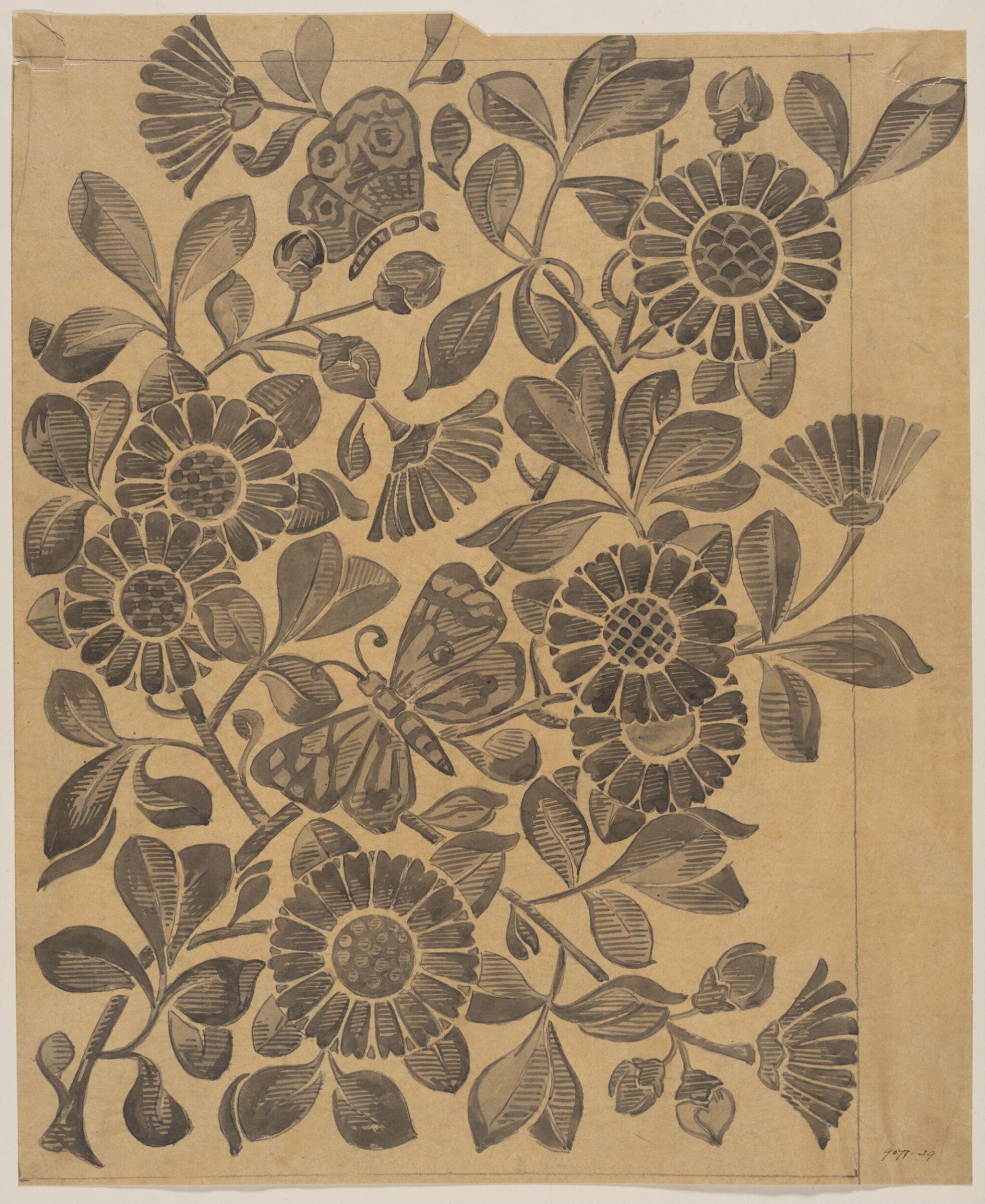 Drawing, Bruce James Talbert, circa 1870s