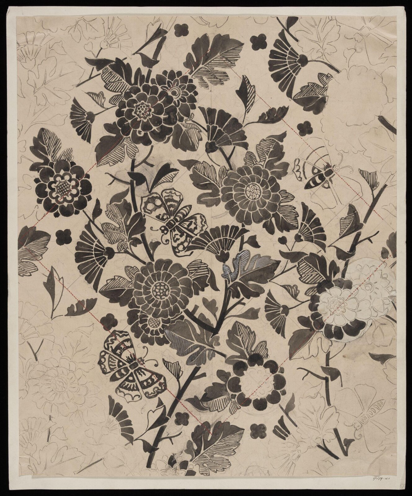 Drawing, Bruce James Talbert, circa 1870s