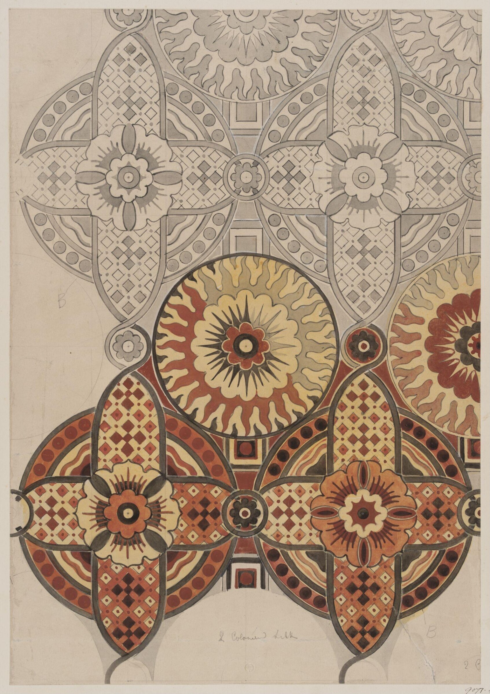 Drawing, Bruce James Talbert, circa 1870s