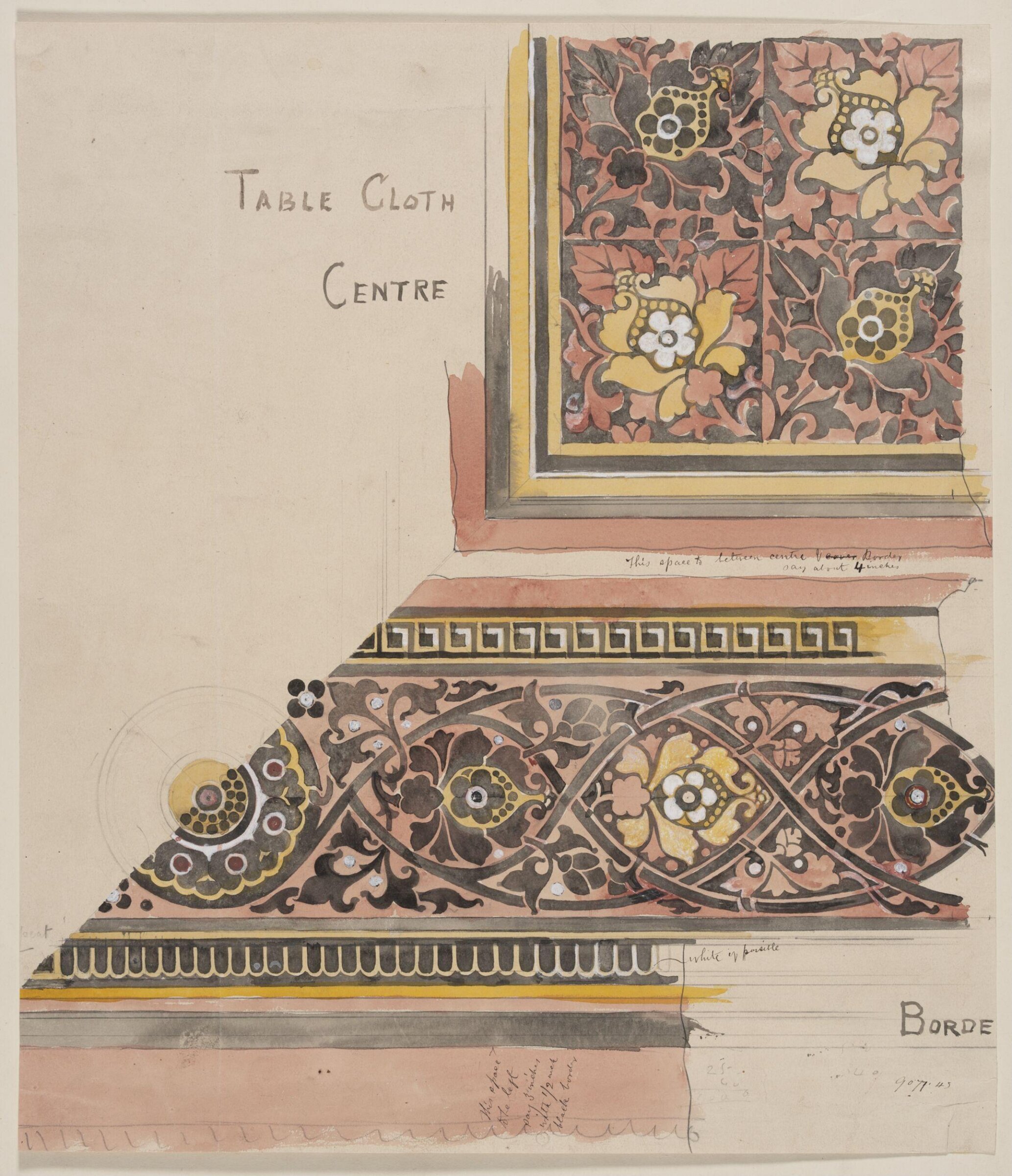 Drawing, Bruce James Talbert, circa 1870s