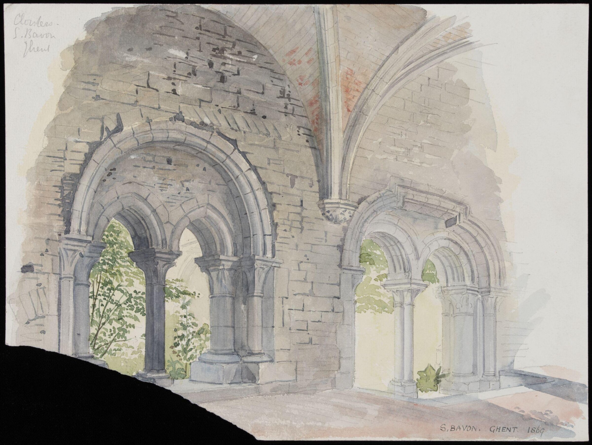 Drawing, Somers Clarke, 1869