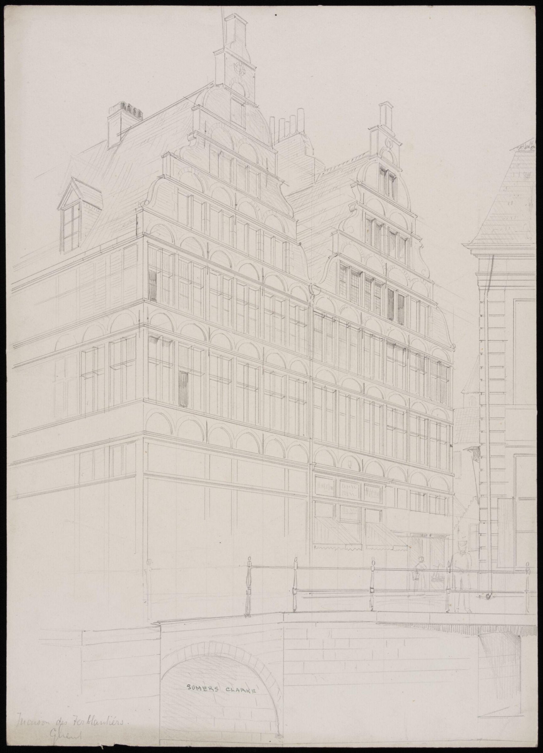 Maison des Ferblantiers, Ghent, Somers Clarke