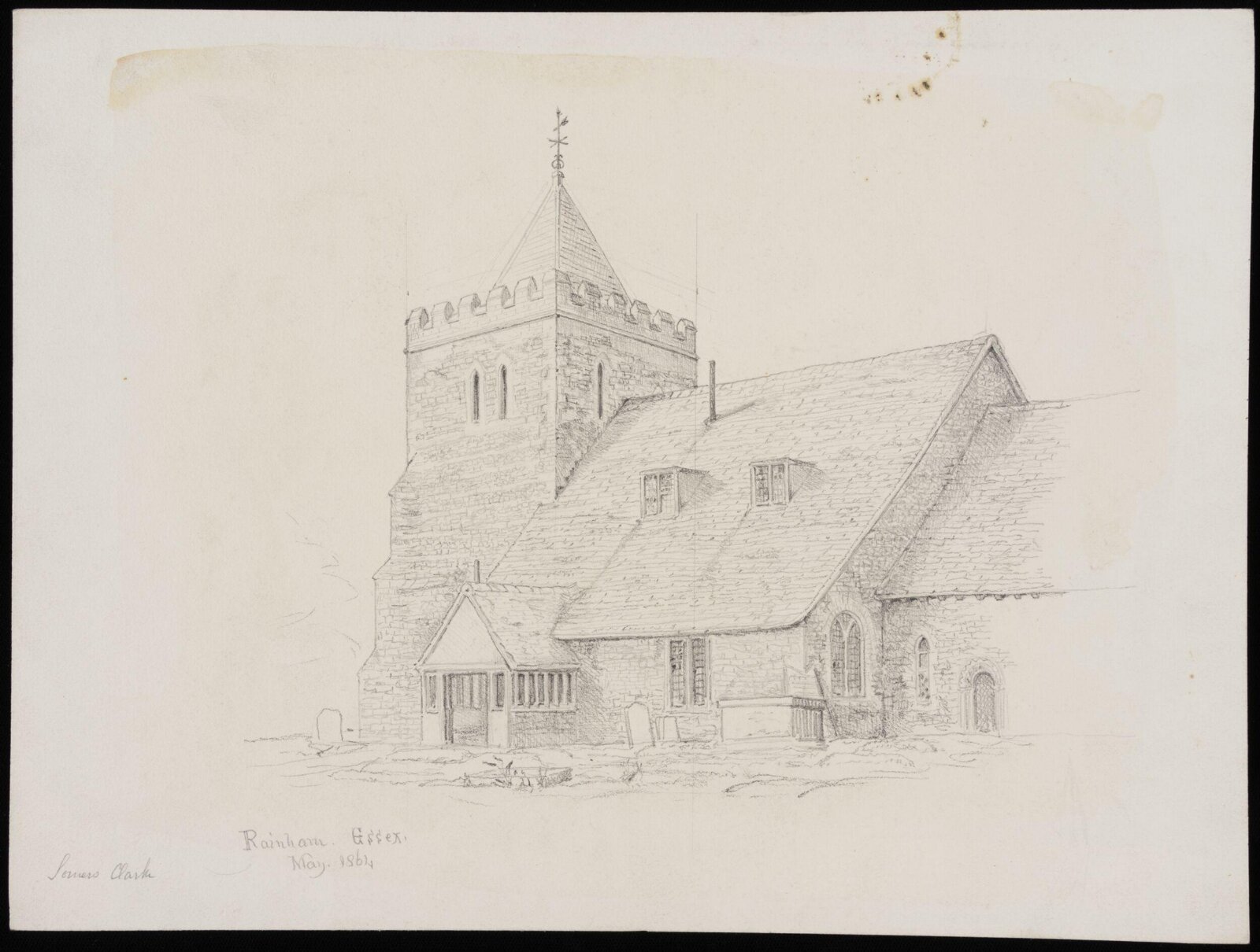 Drawing, Somers Clarke, 05/1864