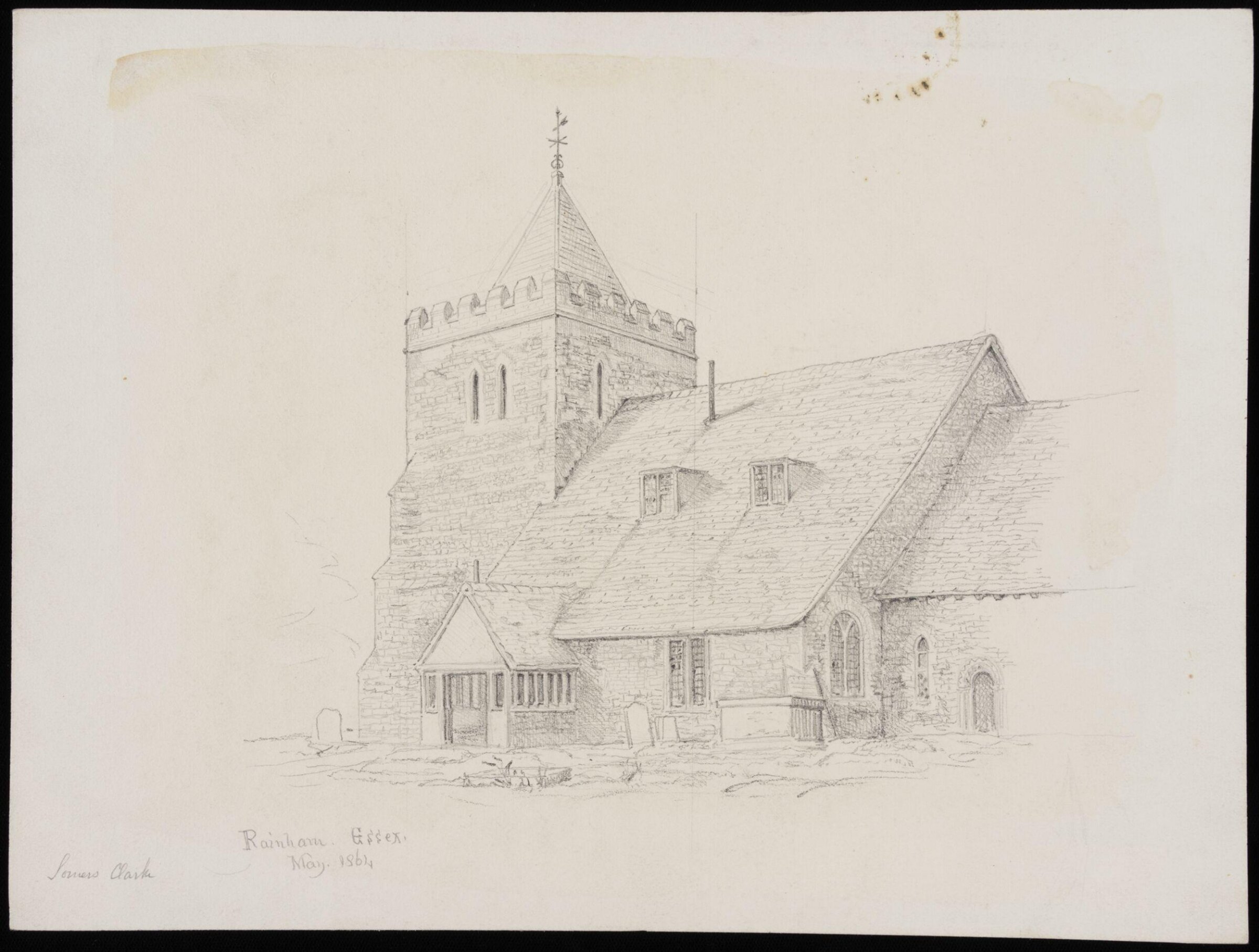 Drawing, Somers Clarke, 05/1864