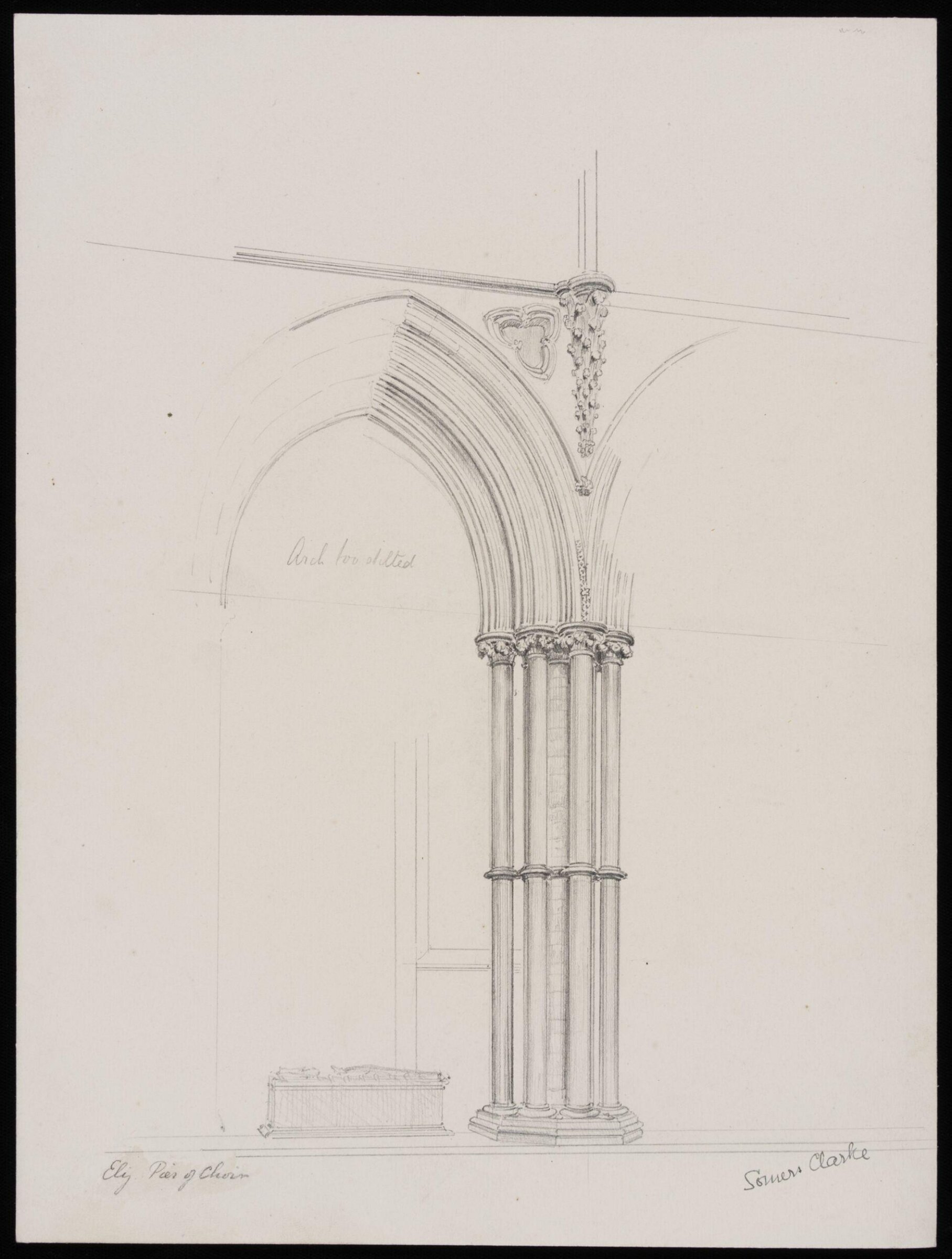 Pier of Choir, Ely Cathedral, Somers Clarke