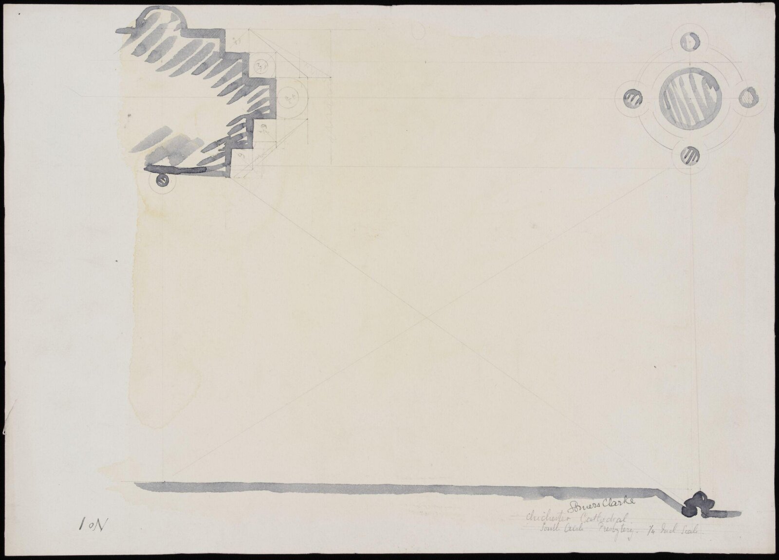 Drawing, Somers Clarke, 1866