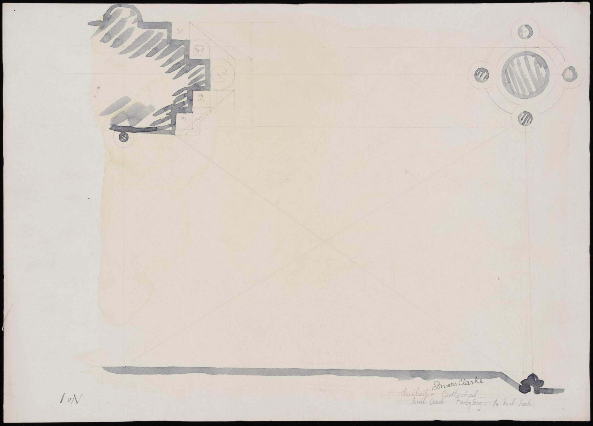 Drawing, Somers Clarke, 1866