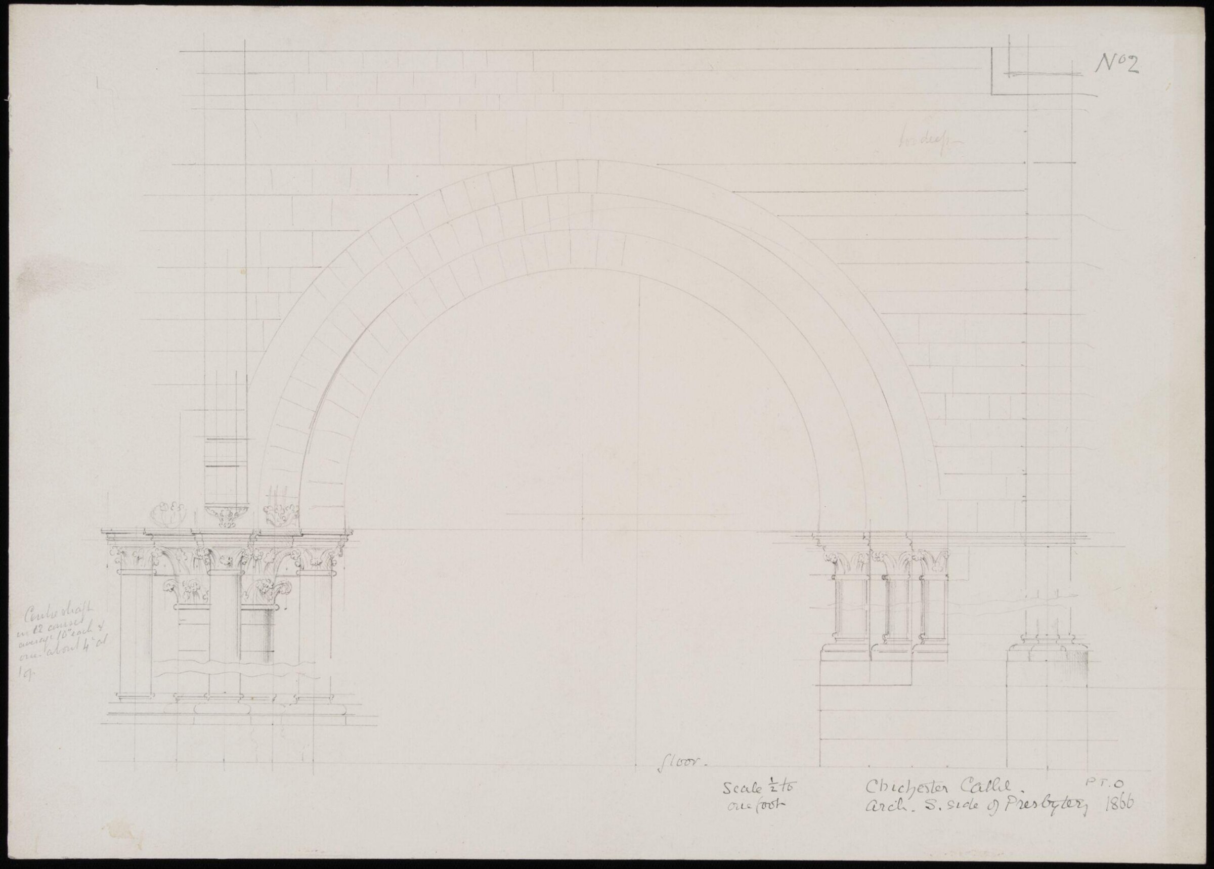 Drawing, Somers Clarke, 1866