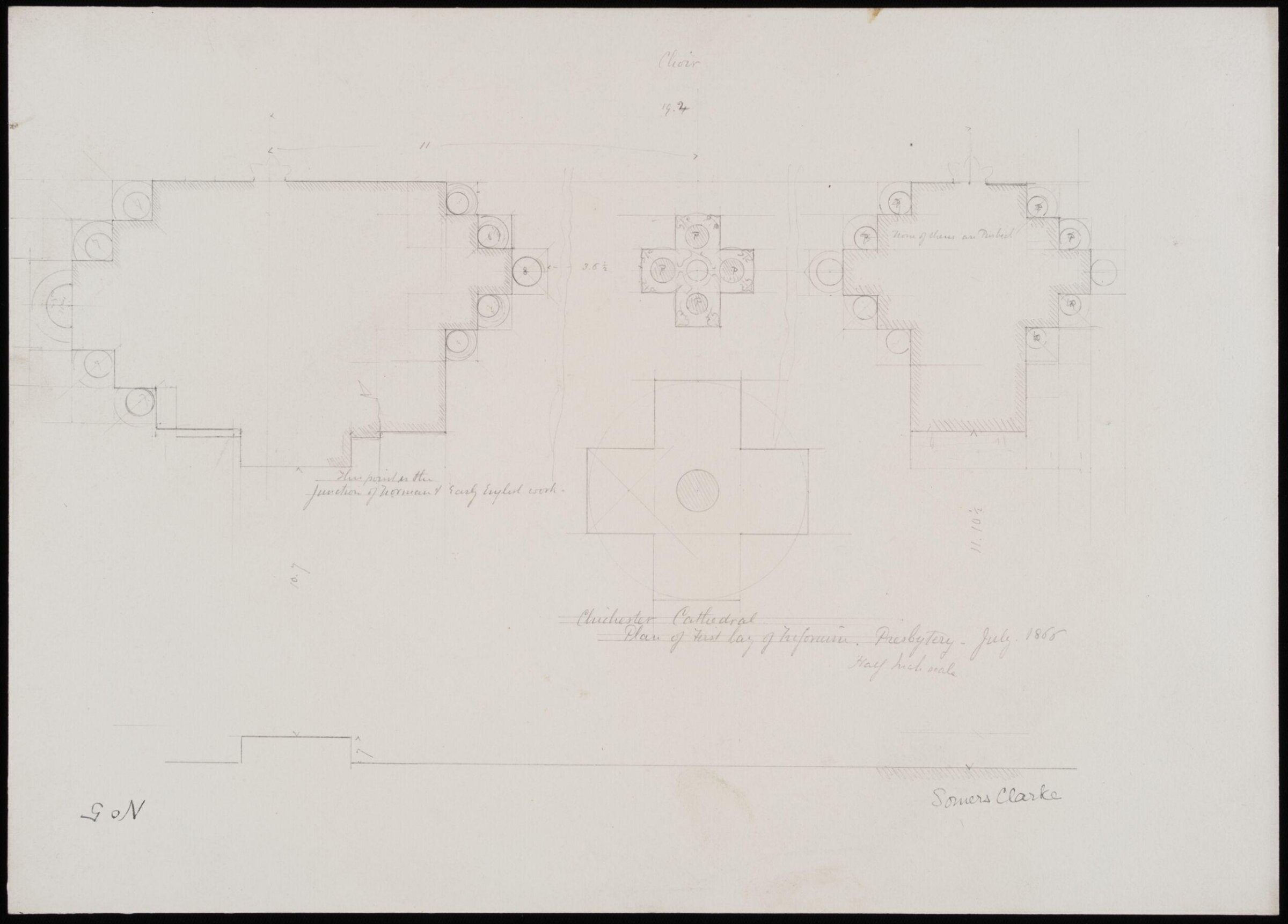 Drawing, Somers Clarke, 1866