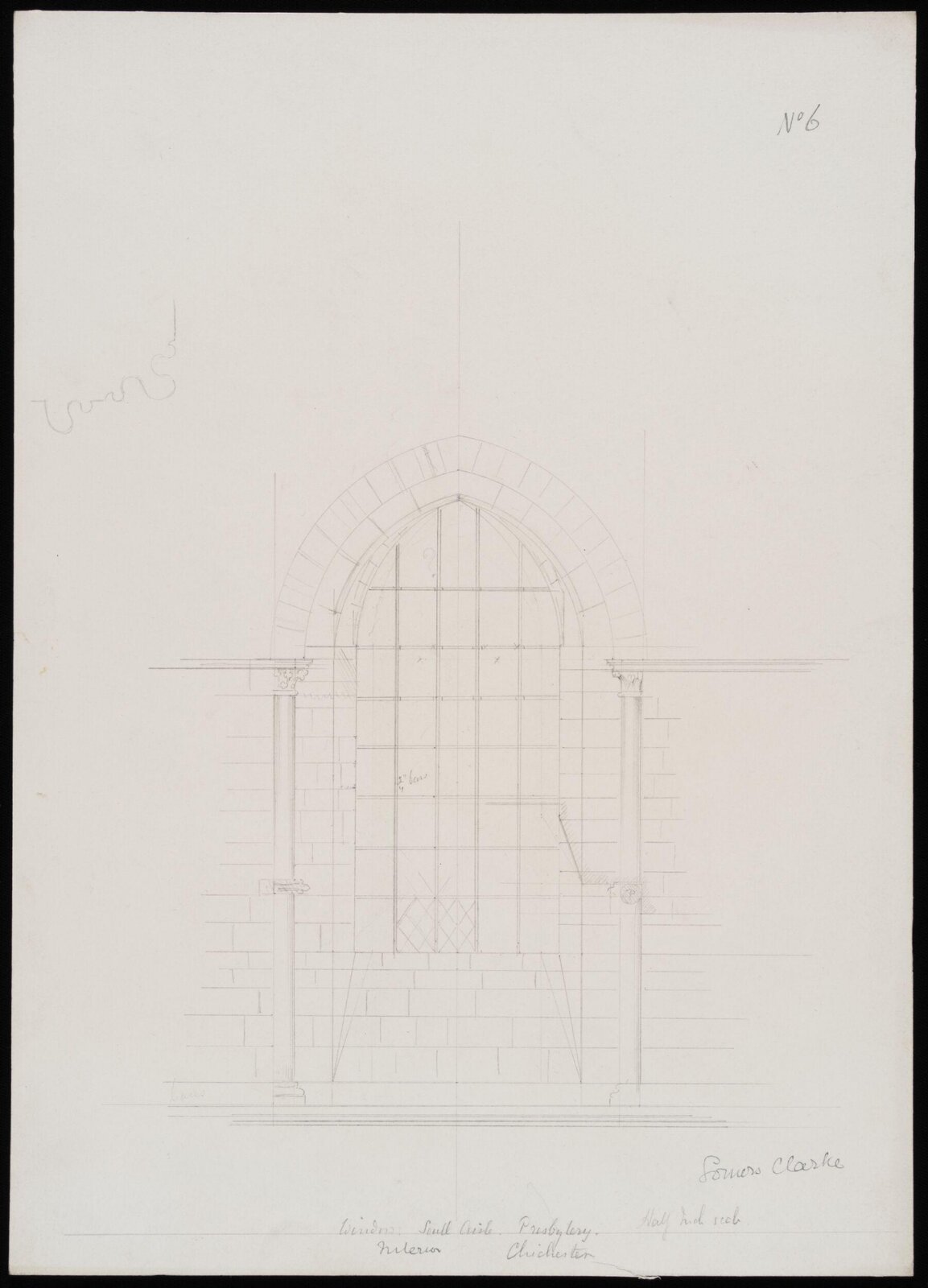 Drawing, Somers Clarke, 1866