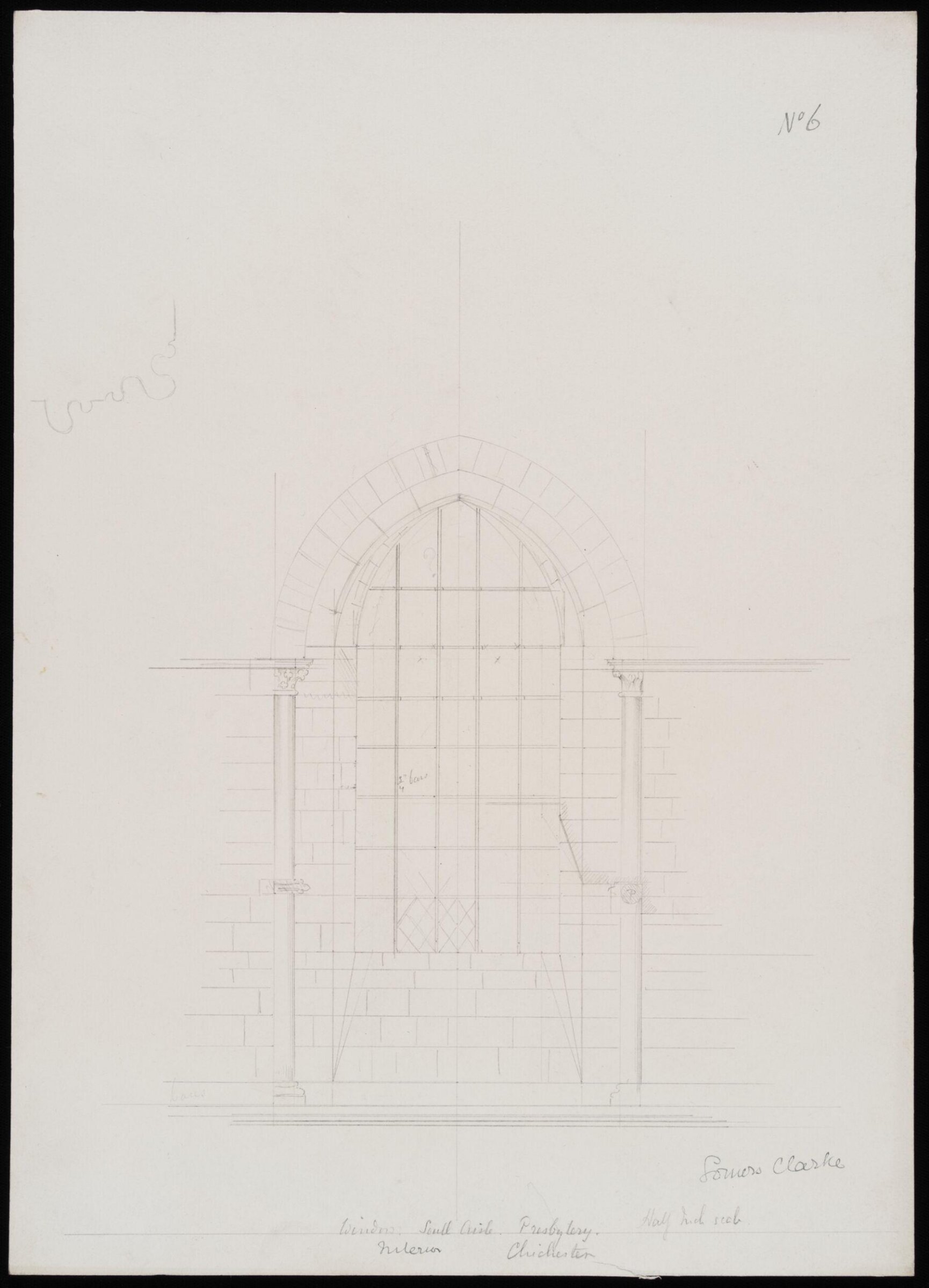 Drawing, Somers Clarke, 1866
