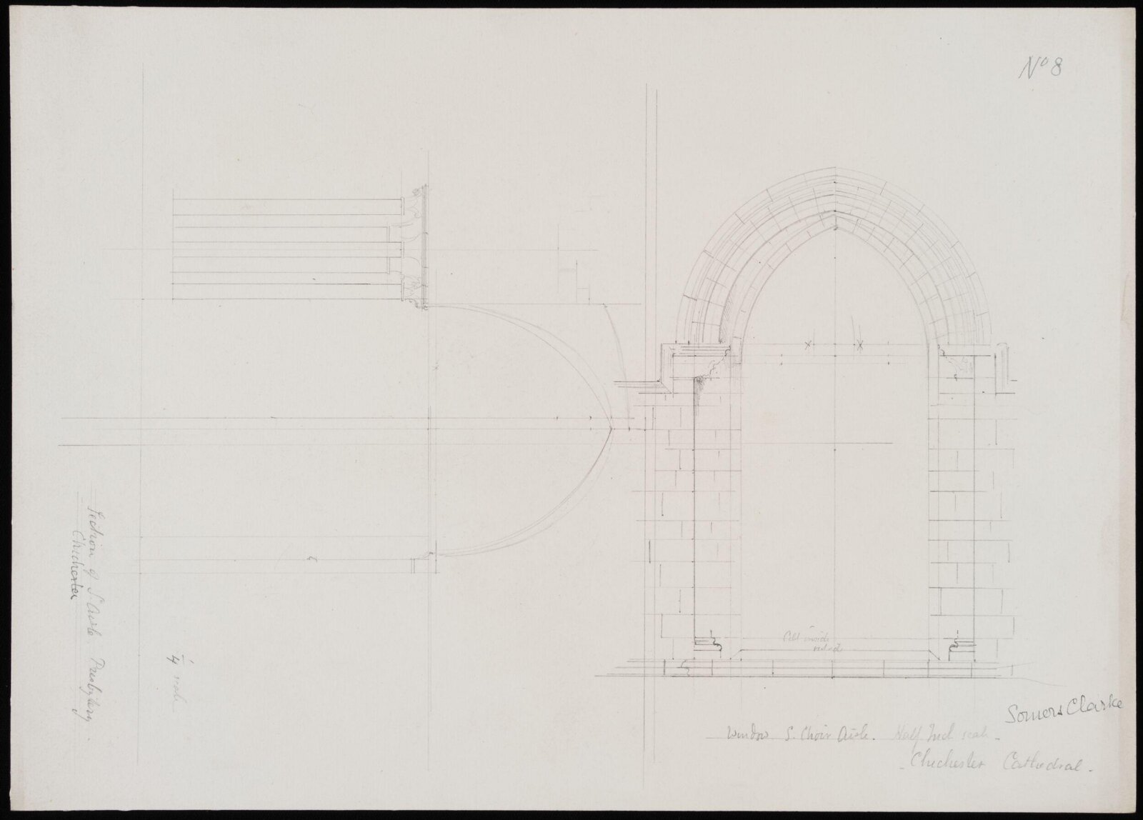 Drawing, Somers Clarke, 1866