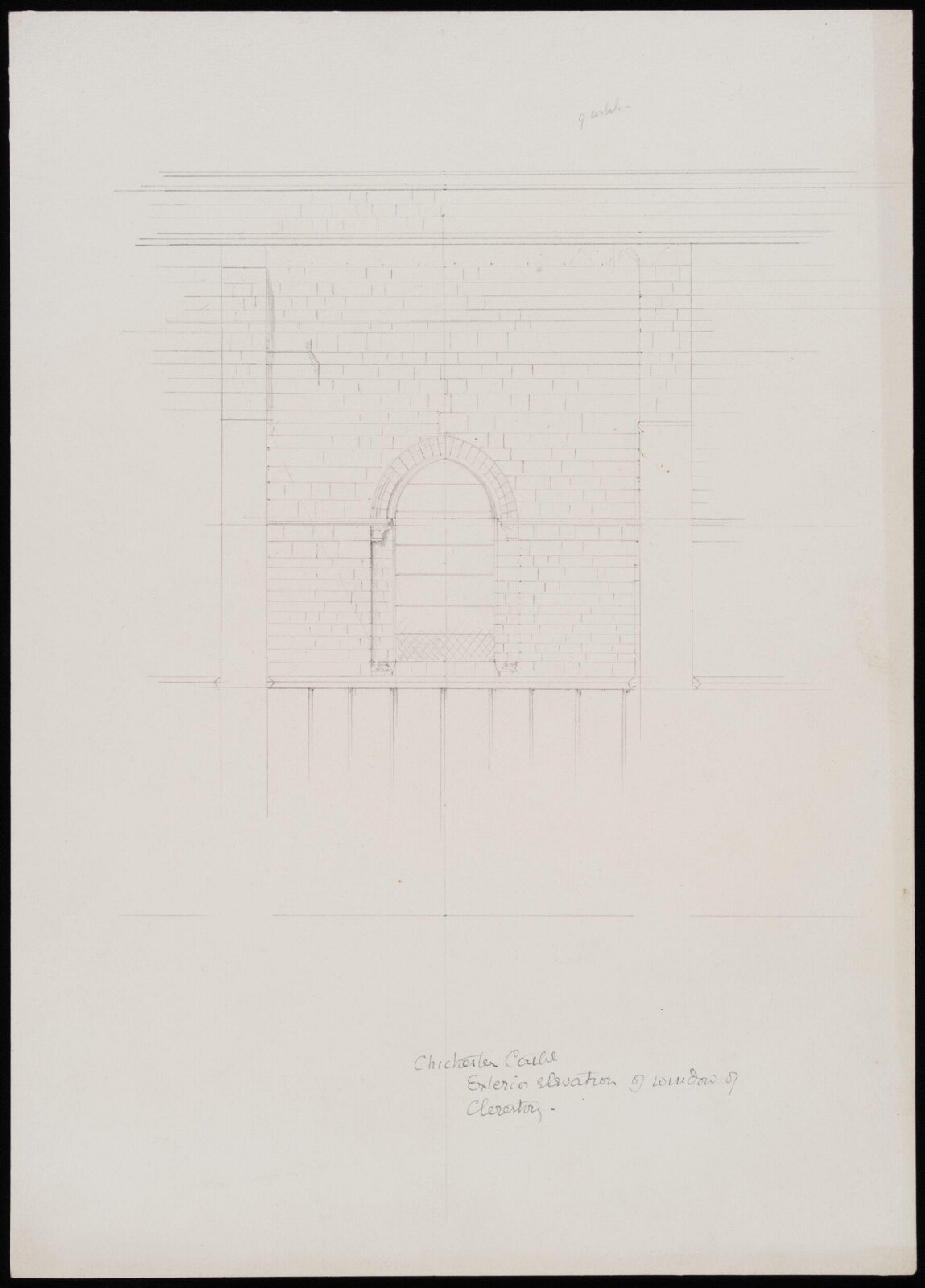 Drawing, Somers Clarke, 1866