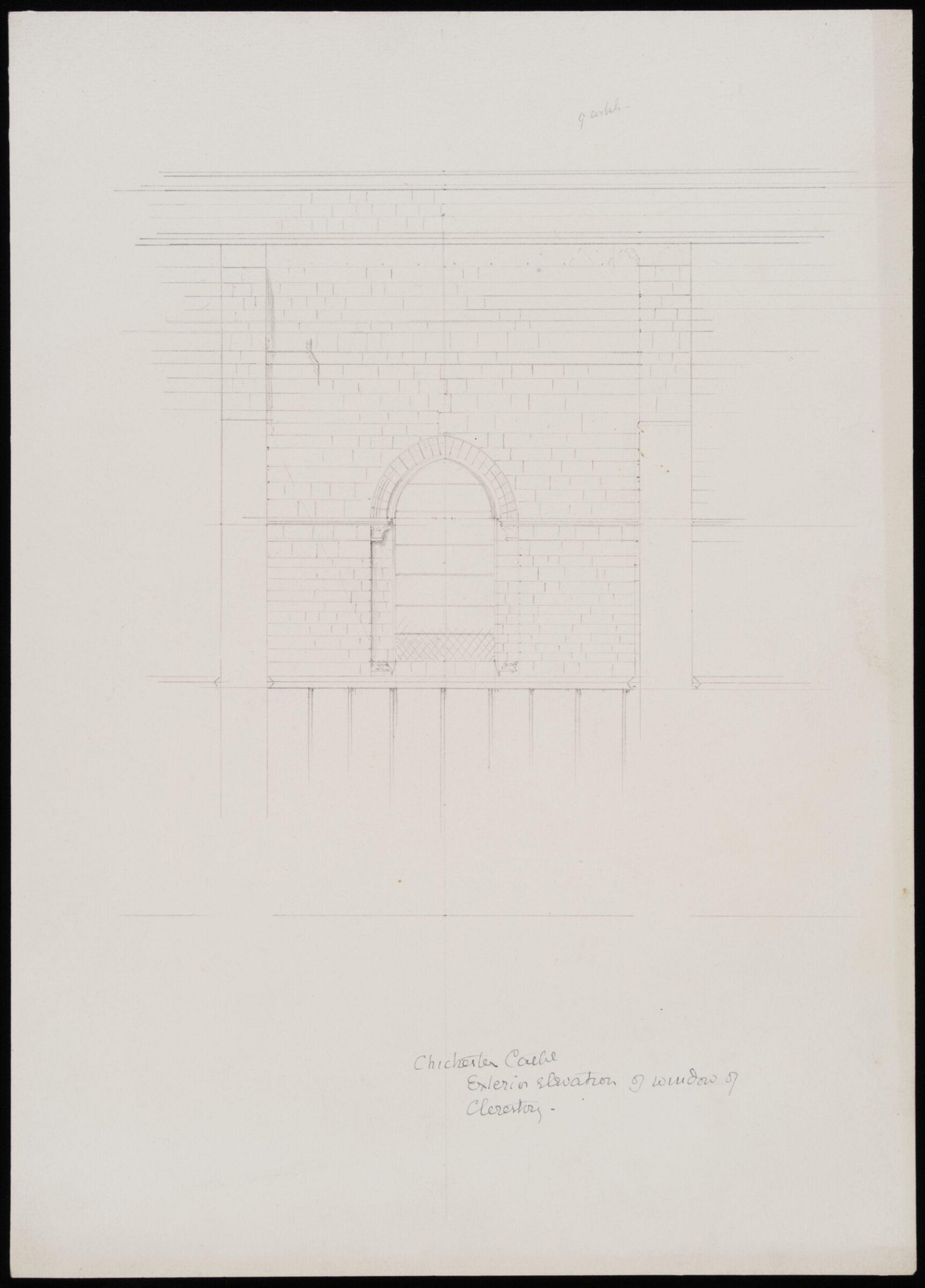 Drawing, Somers Clarke, 1866