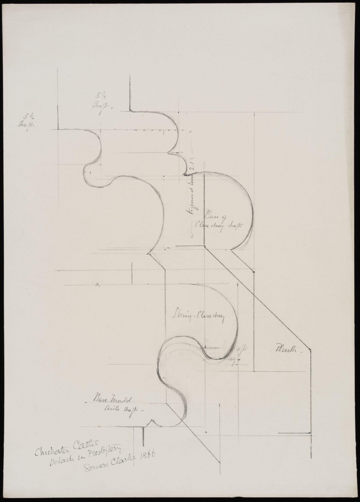 Drawing, Somers Clarke, 1866