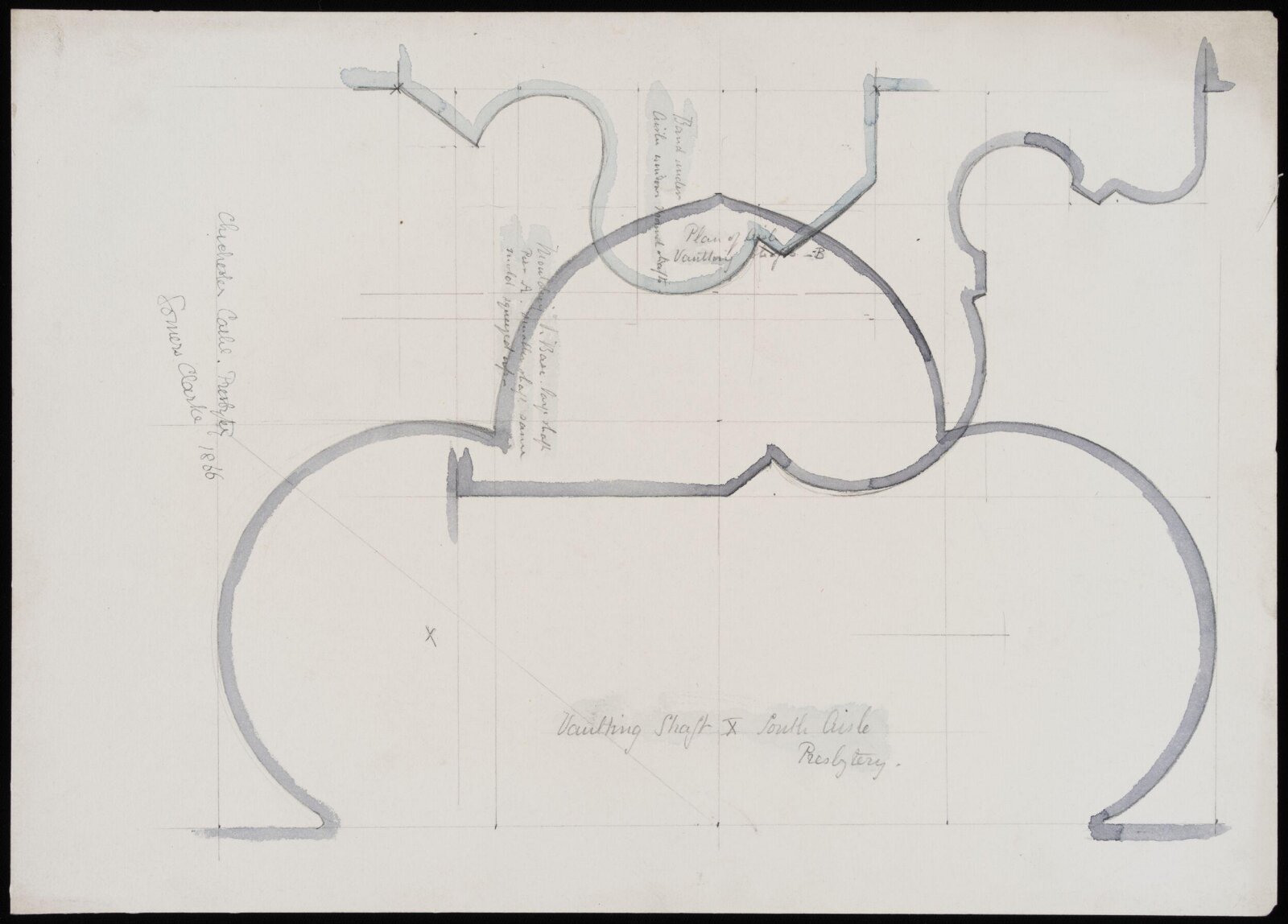 Drawing, Somers Clarke, 1866