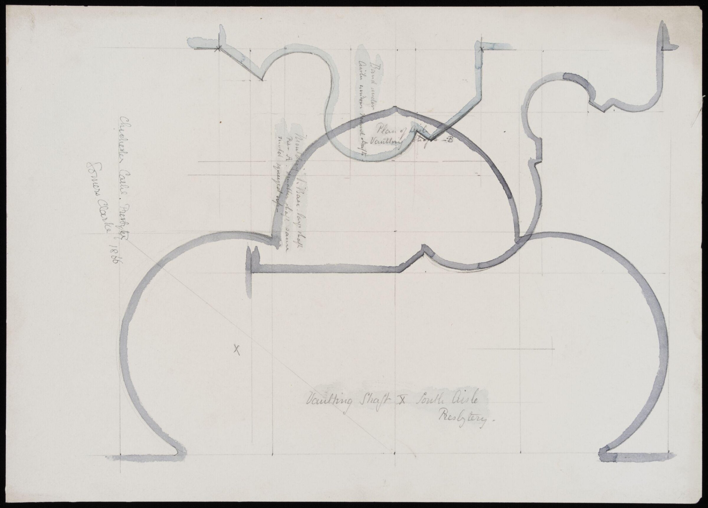 Drawing, Somers Clarke, 1866