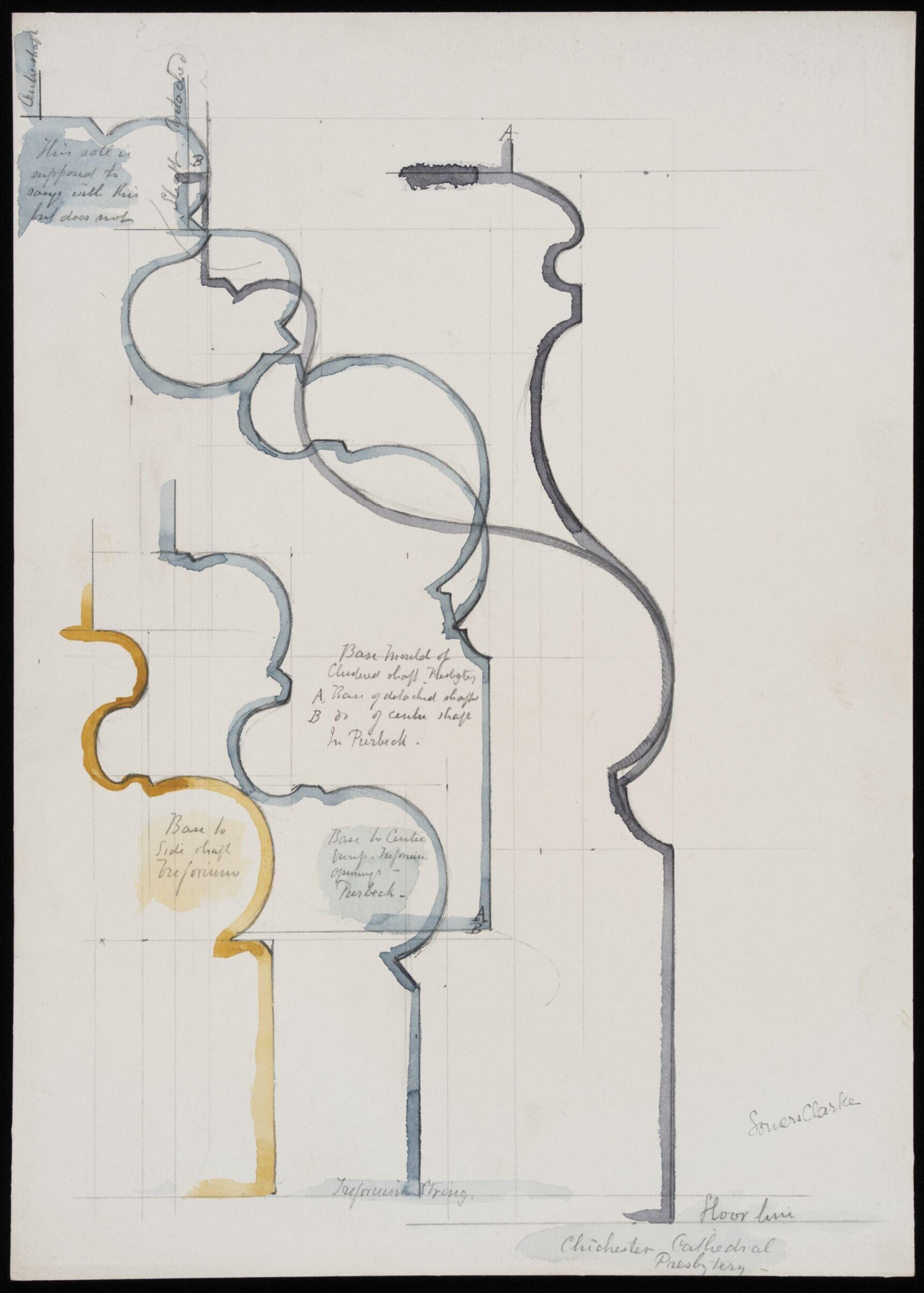 Drawing, Somers Clarke, 1866